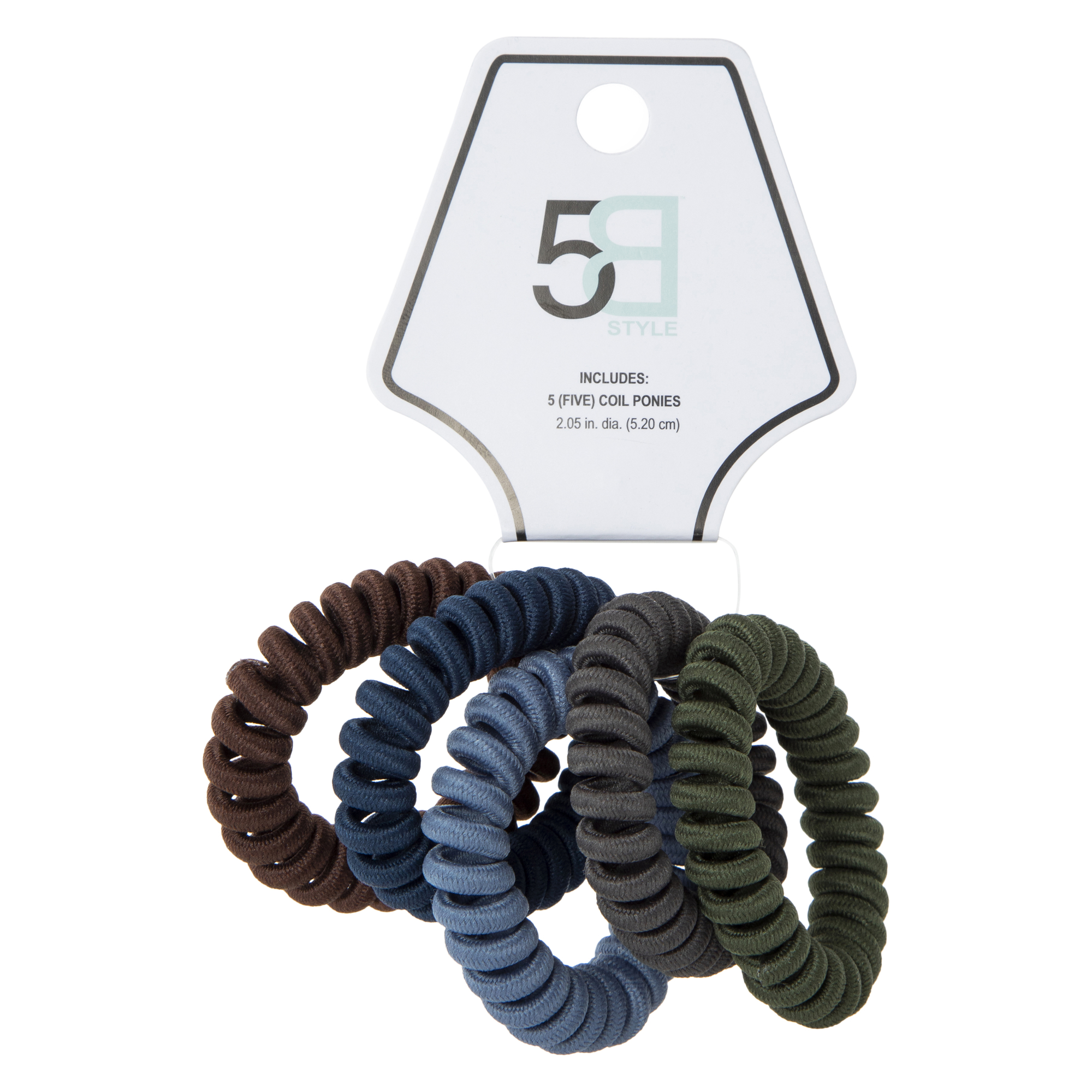 Fabric Hair Coils 5-Pack