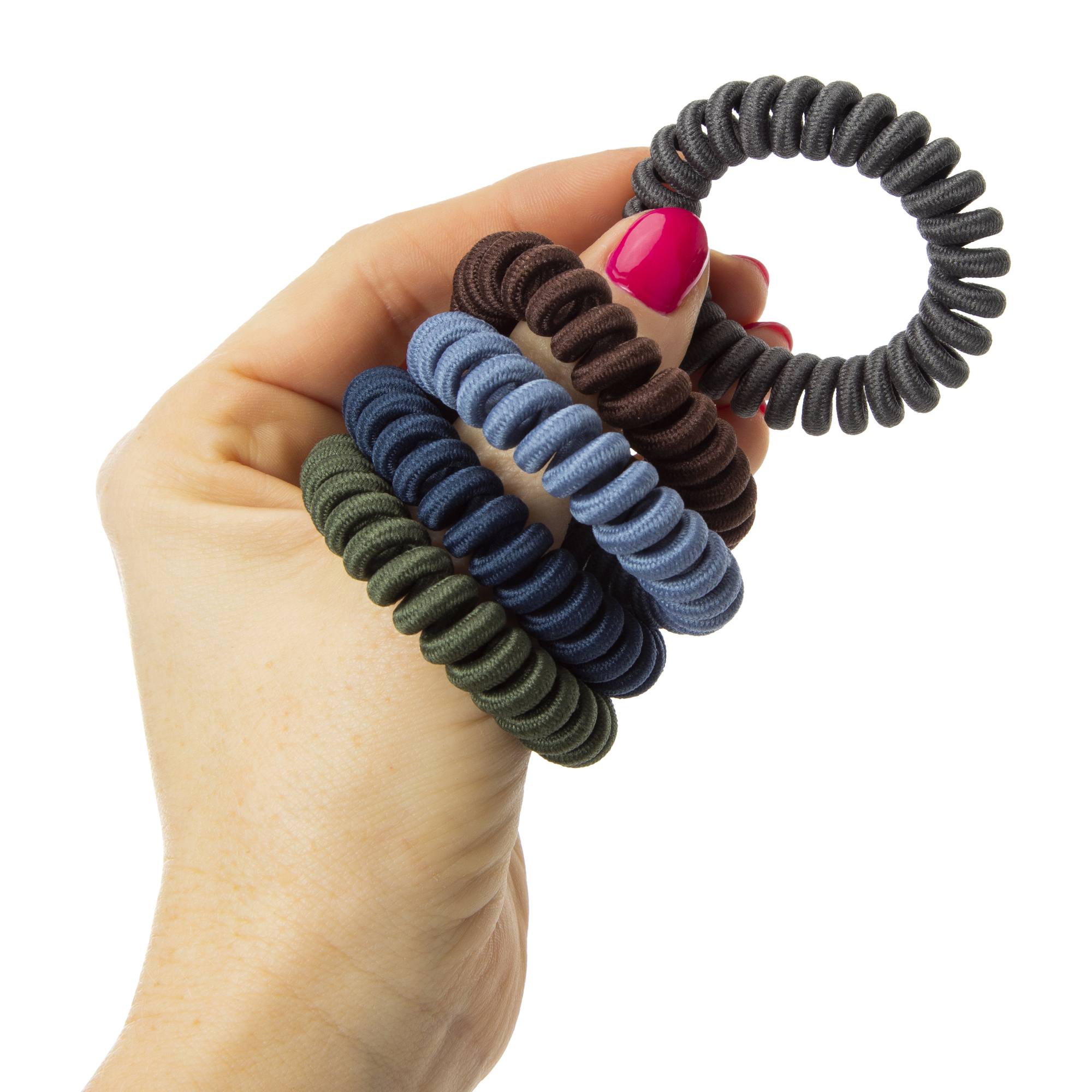 Fabric Hair Coils 5-Pack