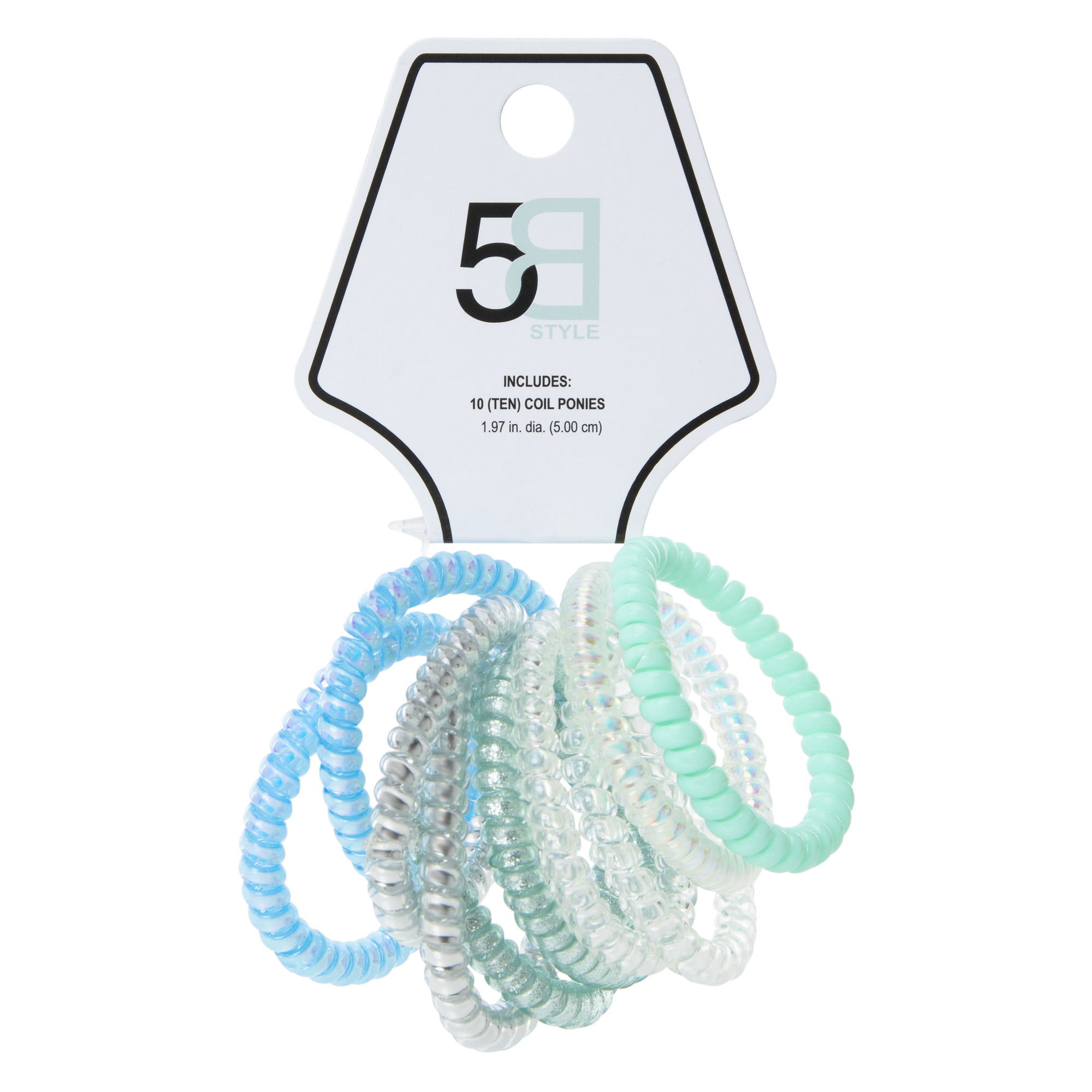 Metallic Hair Coils 10-Pack