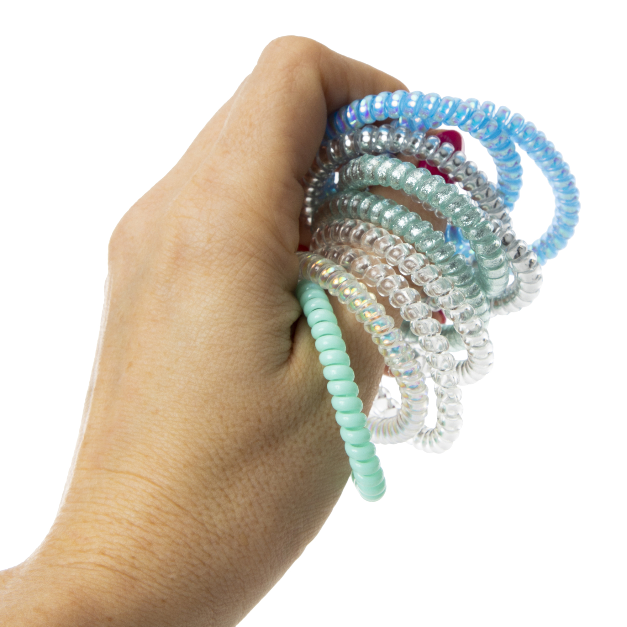 Metallic Hair Coils 10-Pack
