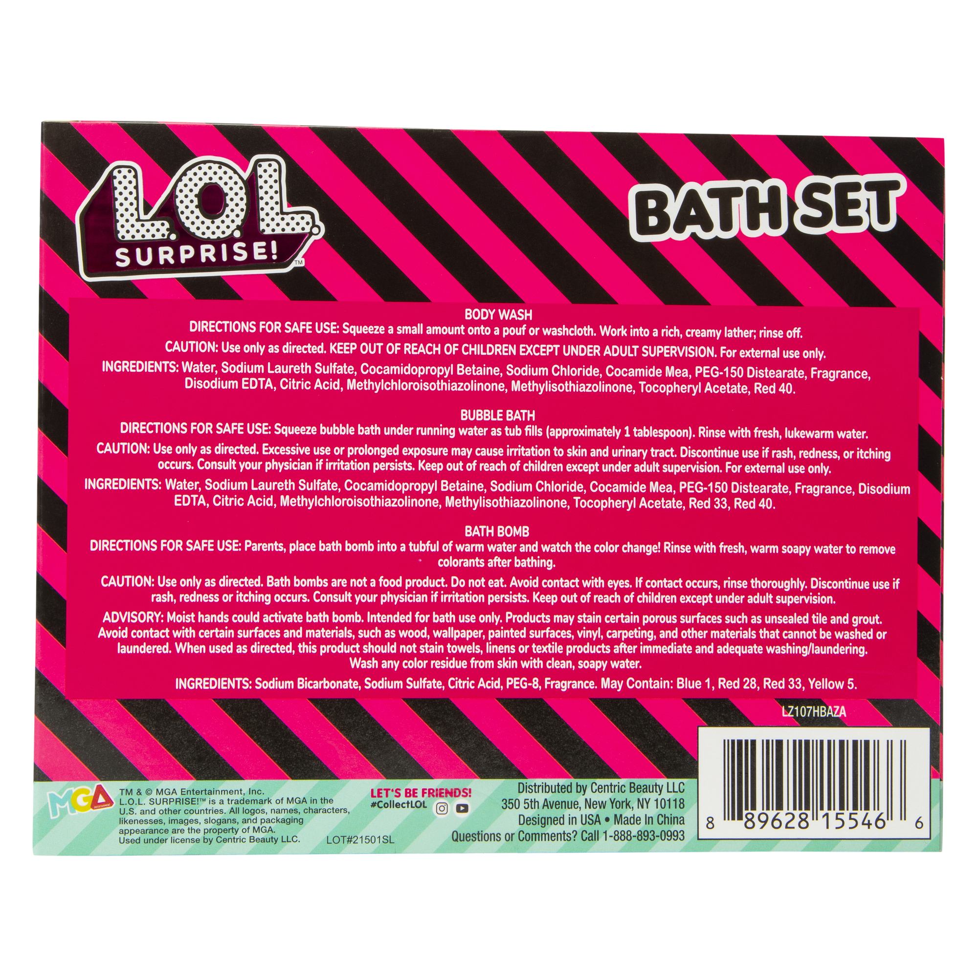 Bath Set 4-Piece - L.O.L. Surprise!™