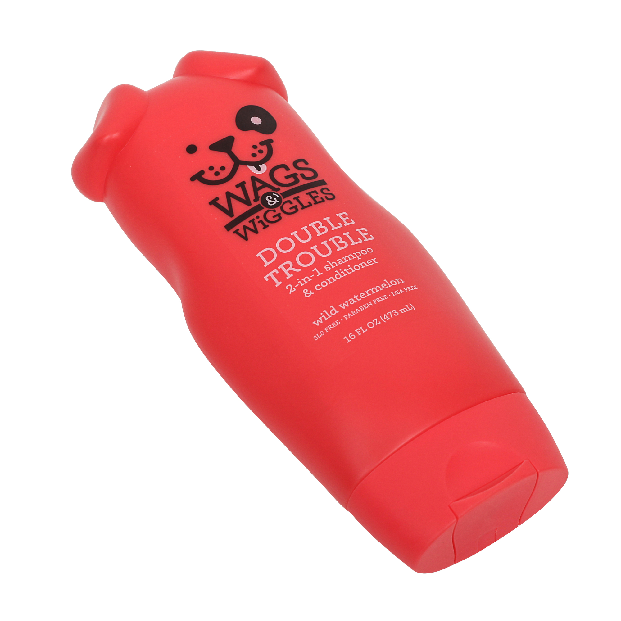 Wags & Wiggles Wild Watermelon Double Trouble 2-in-1 Dog Shampoo & Conditioner 16oz