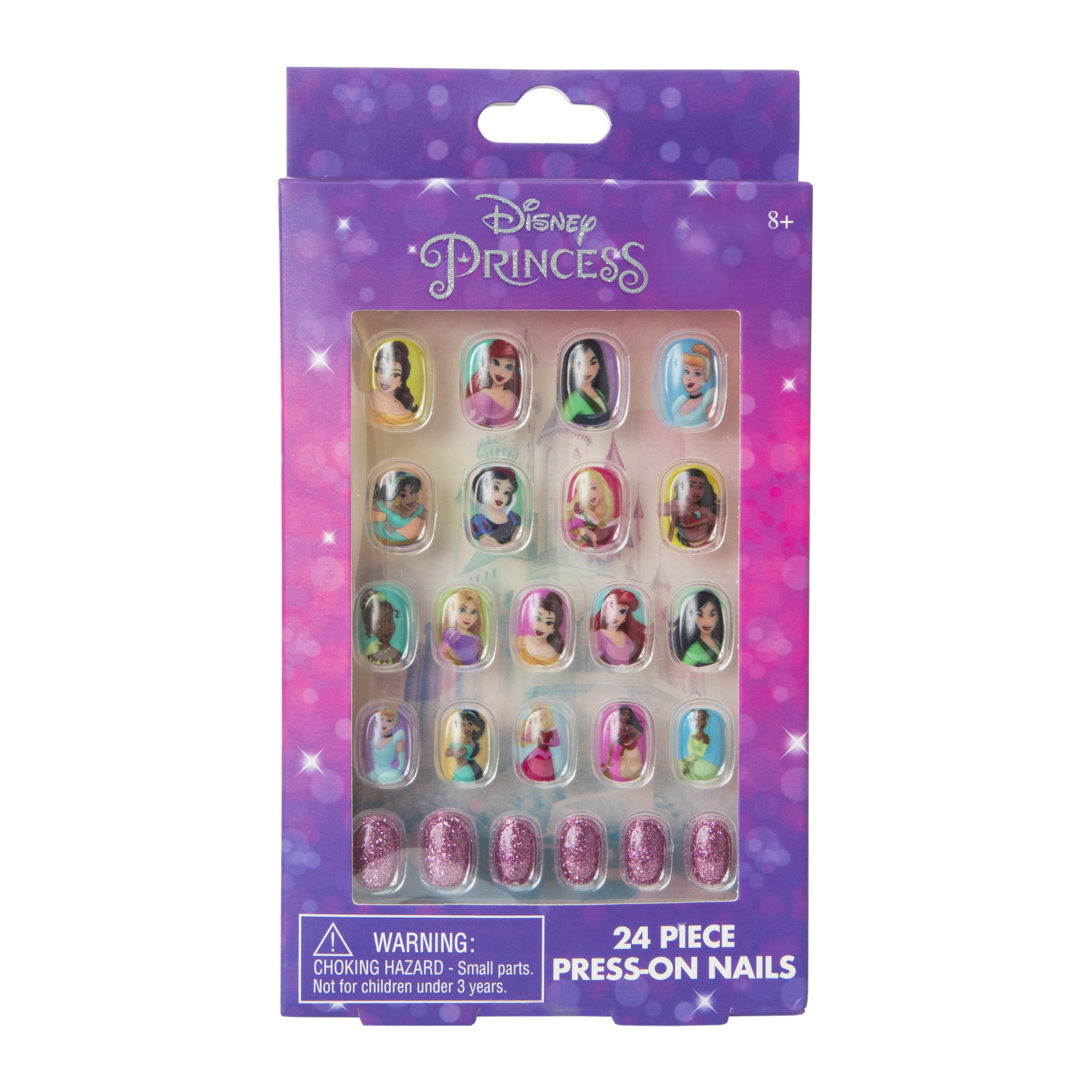 Disney Princess Press-On Nails 24-Piece Set