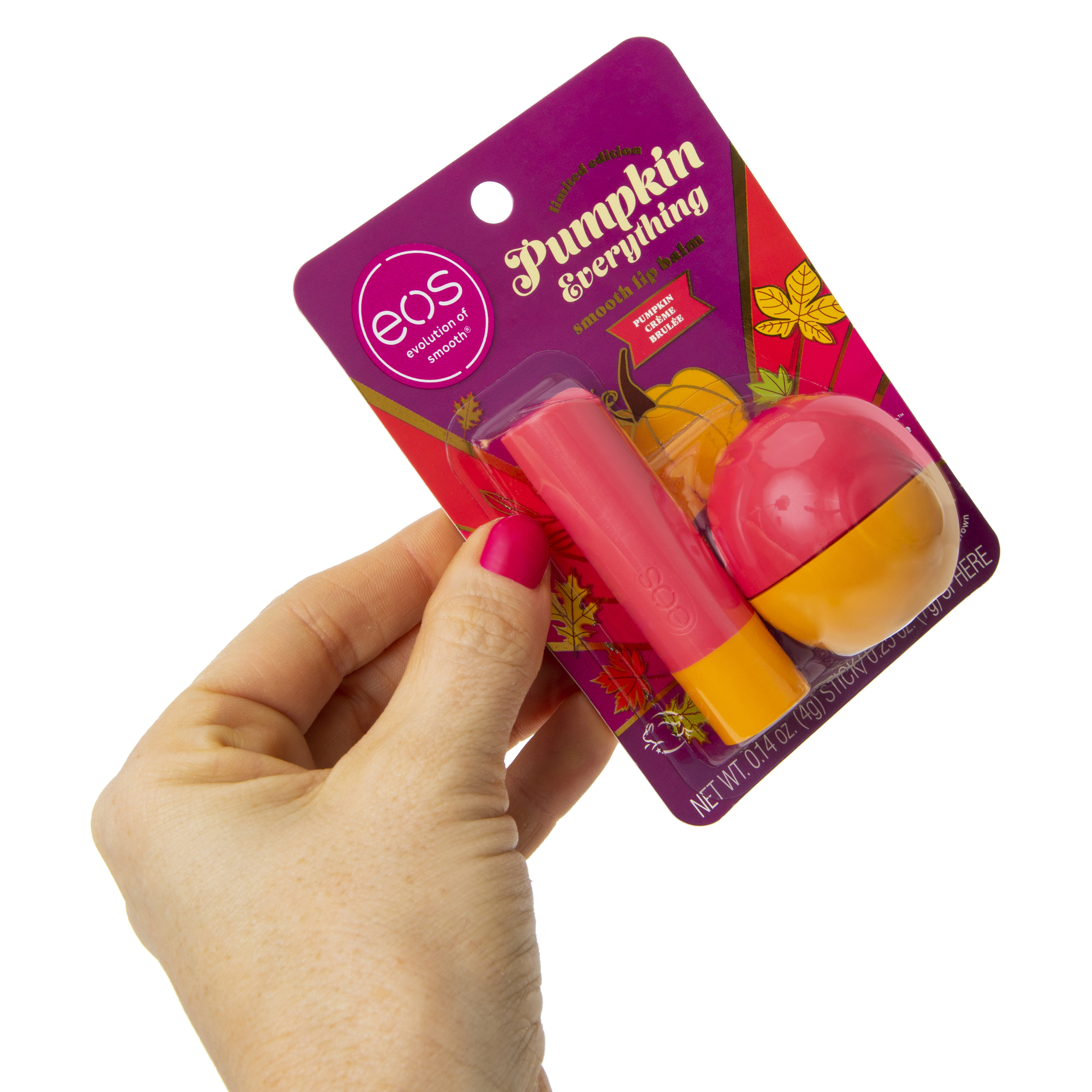 Eos® Limited Edition Pumpkin Everything Lip Balm Sphere & Stick 2-Pack