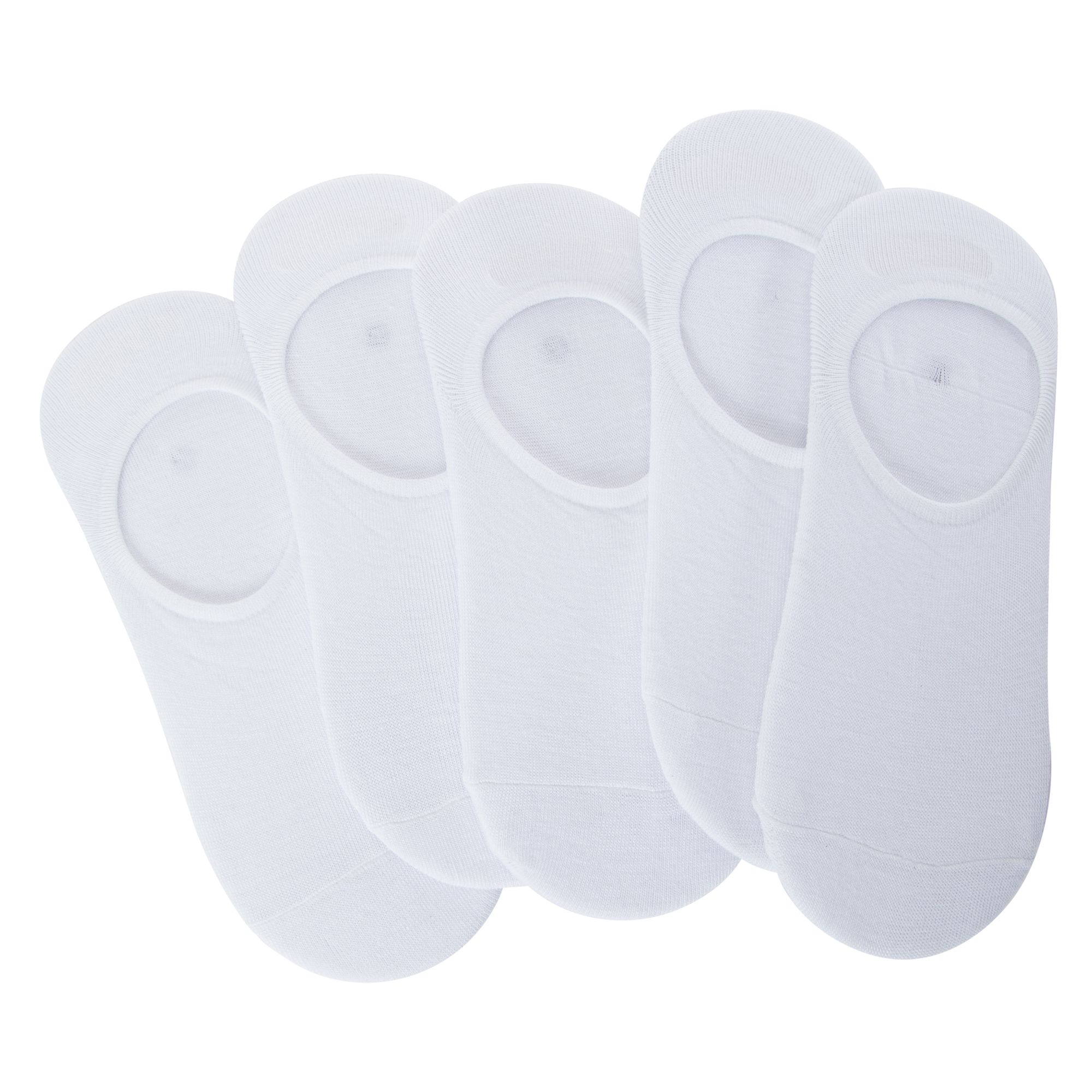 Ladies No-Show Sneaker Socks 5-Pack