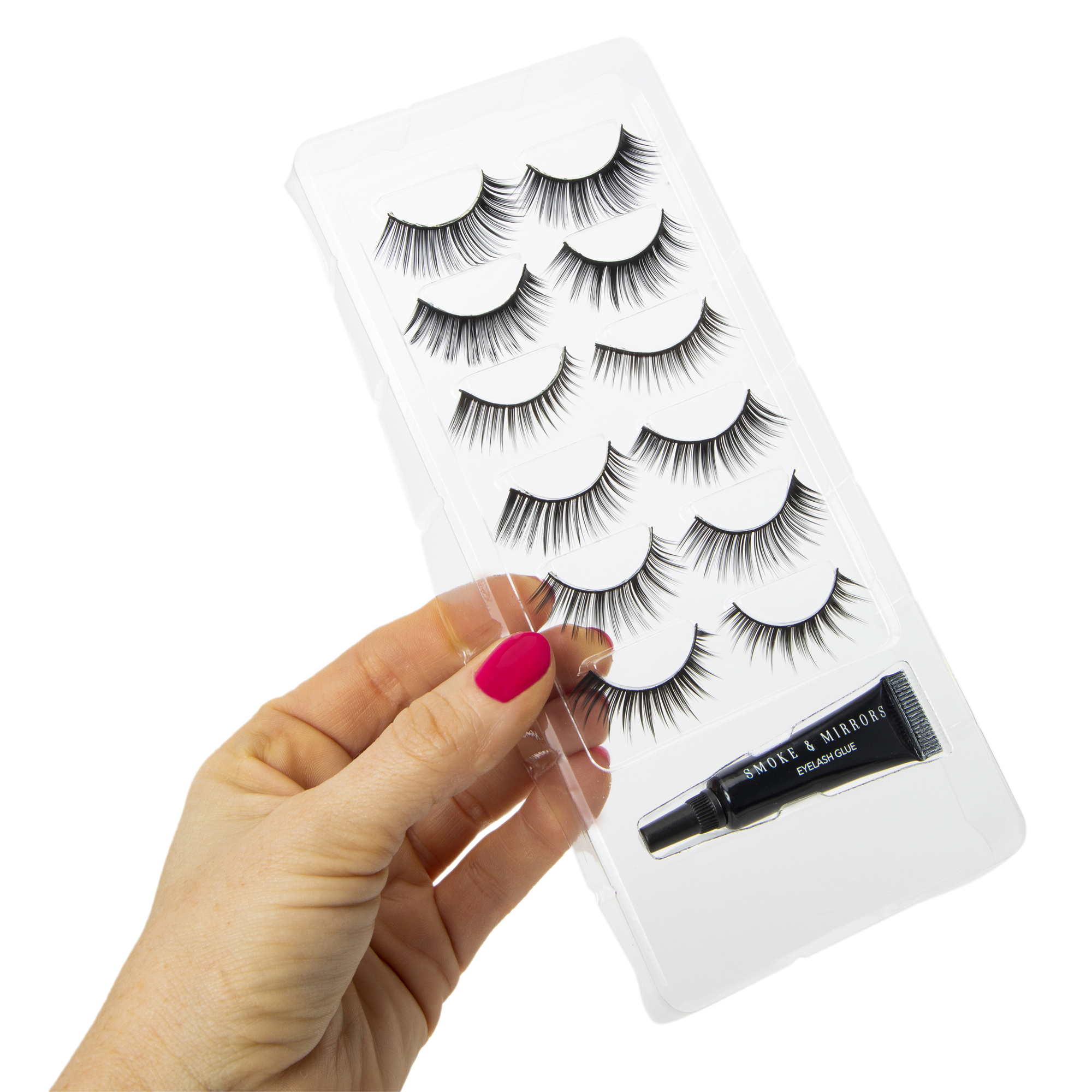 Smoke & Mirrors 6-Pairs False Eyelashes & Glue Set