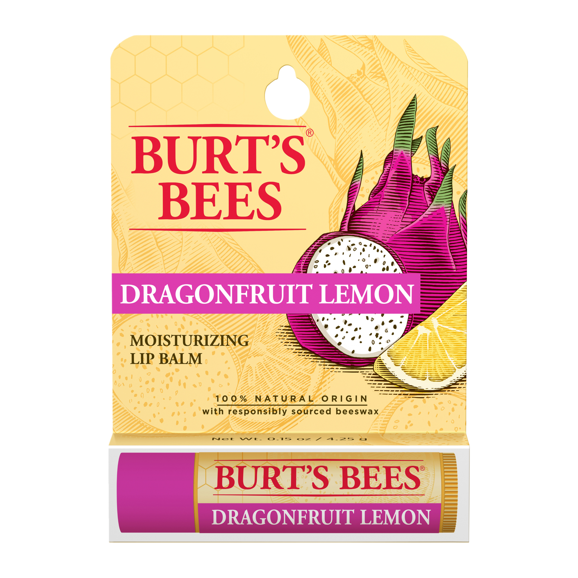 Burt's Bees® Dragon Fruit Lemon Lip Balm 0.15oz