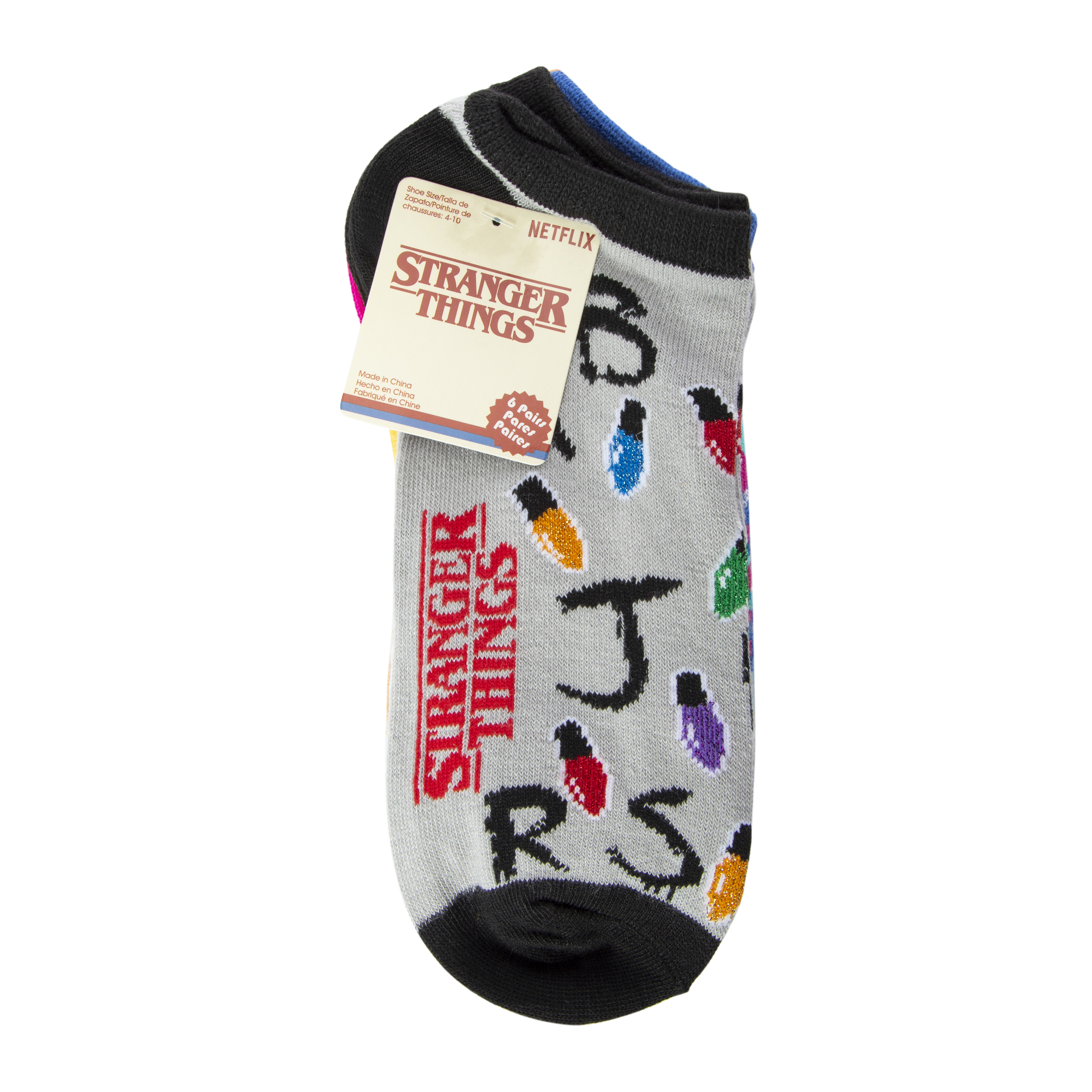 Ladies Stranger Things™ Ankle Socks 6-Pack