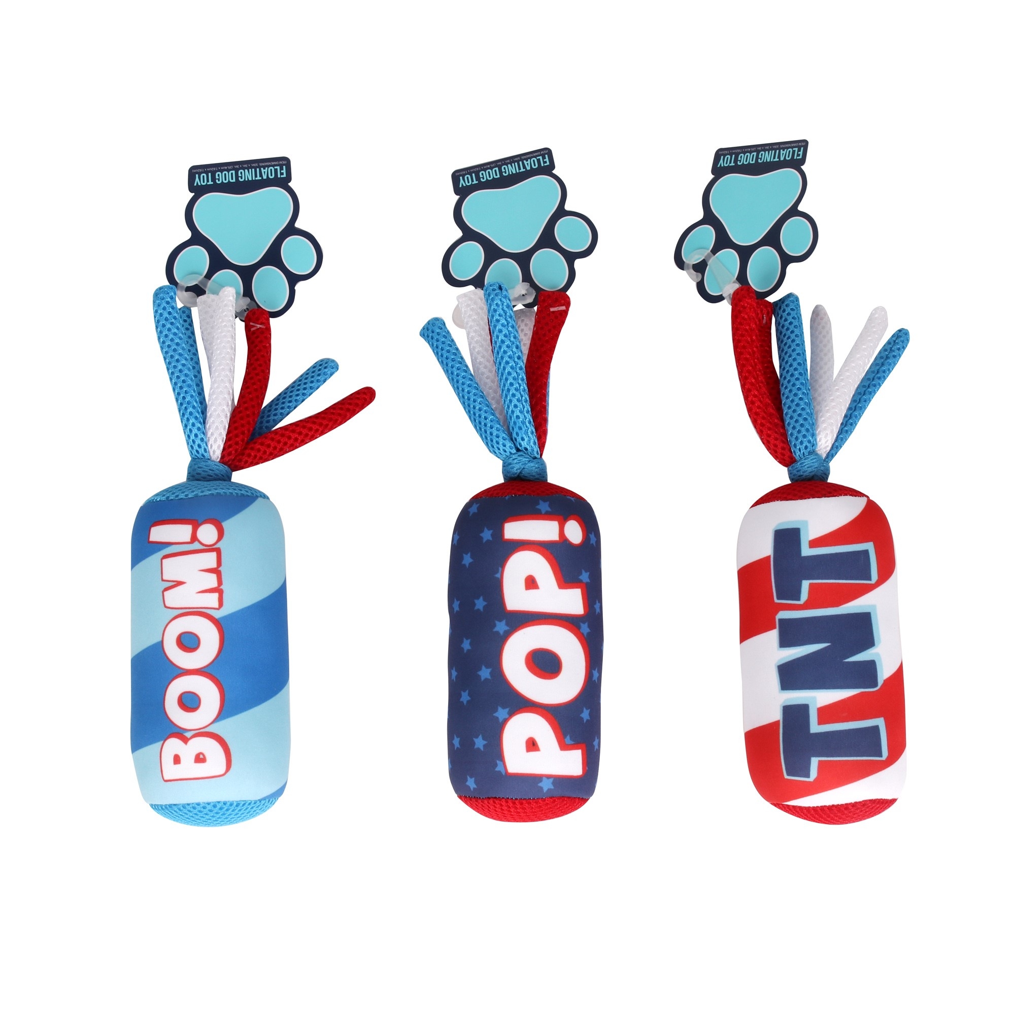 Usa Firecracker Floating Dog Toy (Styles May Vary)