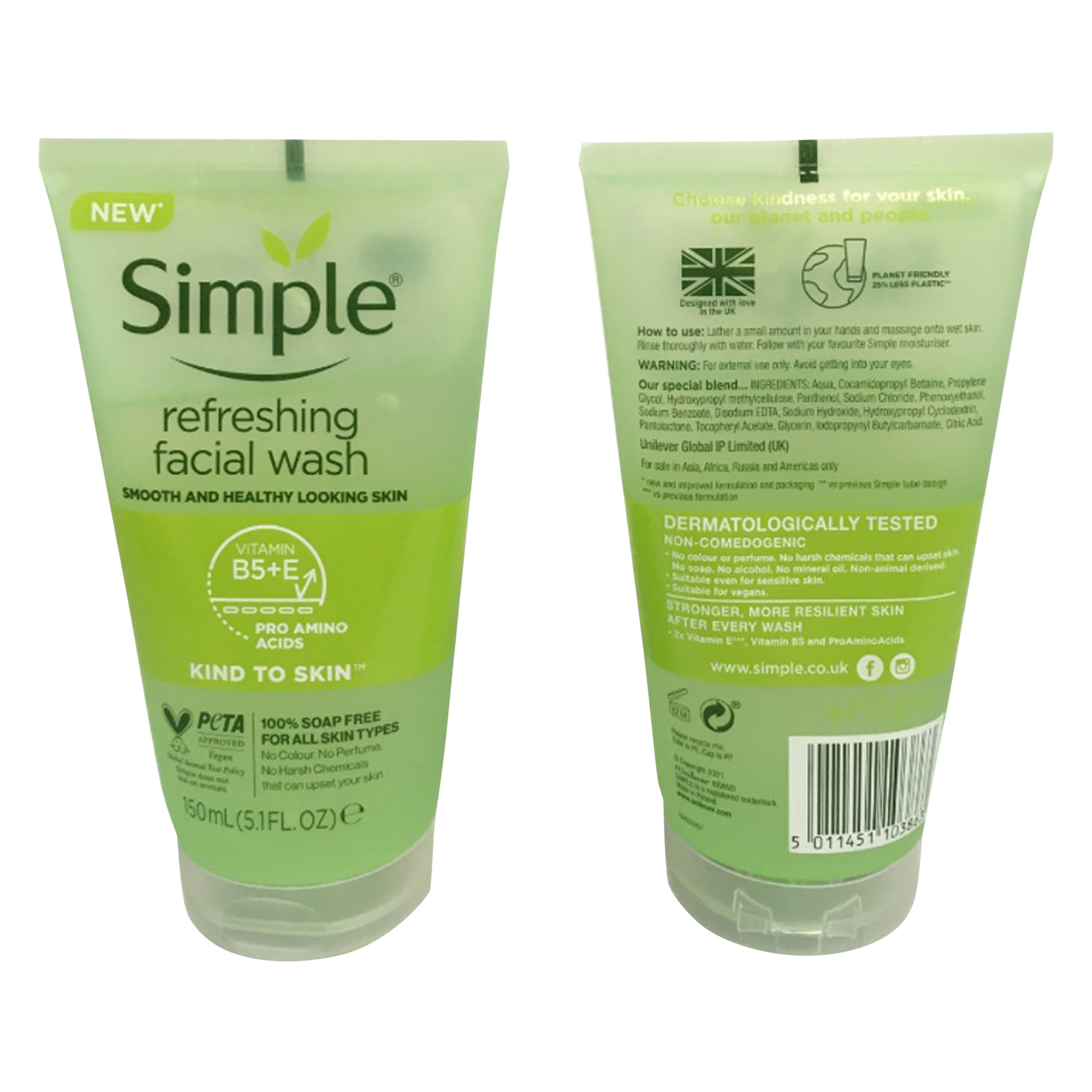 Simple® Refreshing Facial Wash 5.1oz