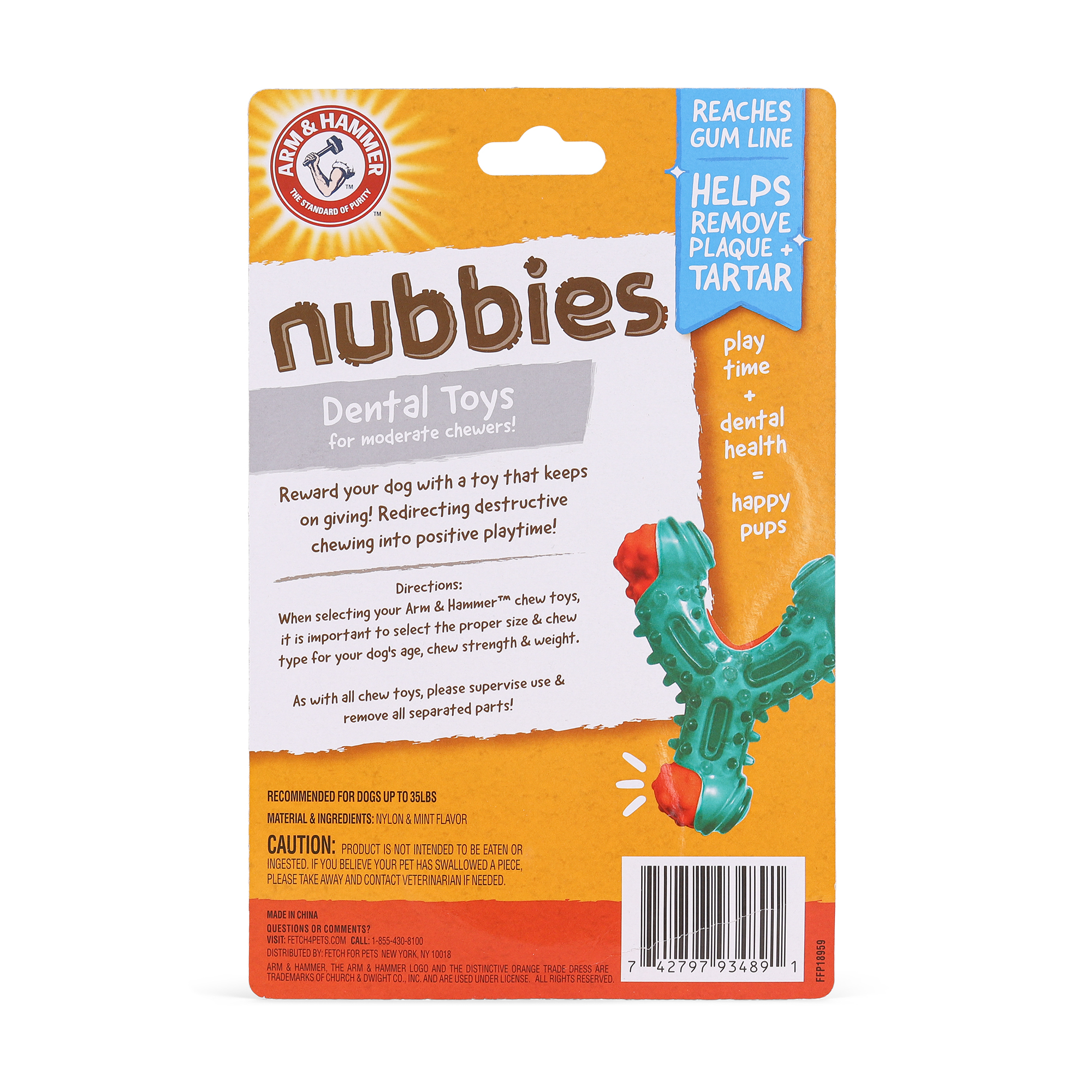 Arm & Hammer® Nubbies Wishbone - Chicken Flavor