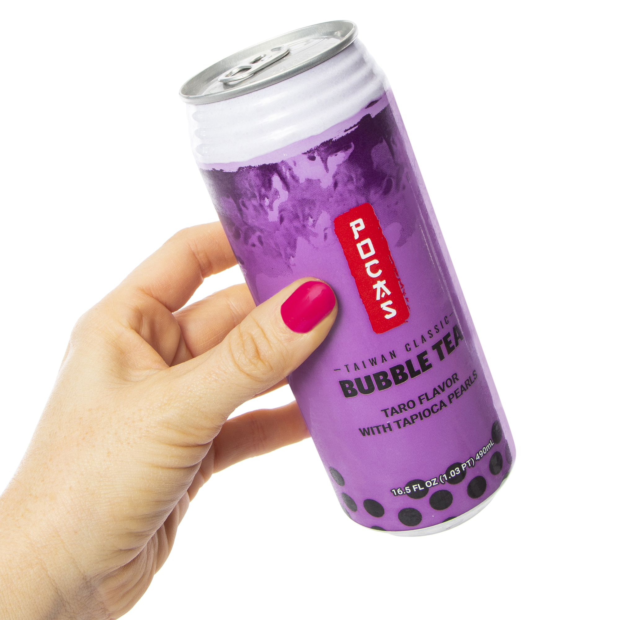 Pocas Taiwan Classic Taro Flavor Bubble Tea 16.5 Fl.oz