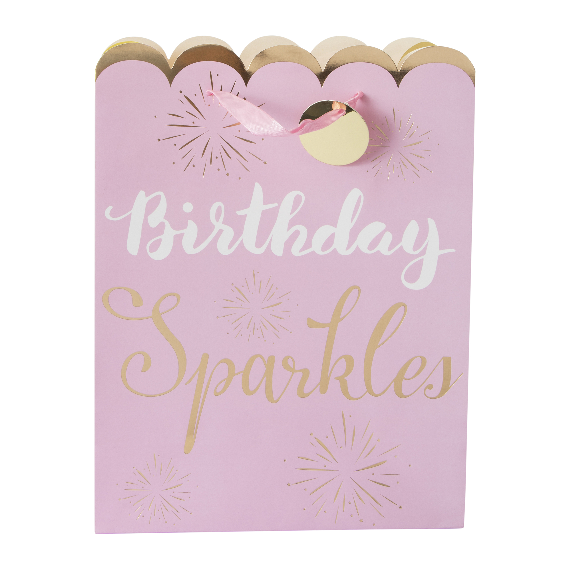 Large Magical Party Gift Bag With Scalloped Edges 12.75in x 10.375in