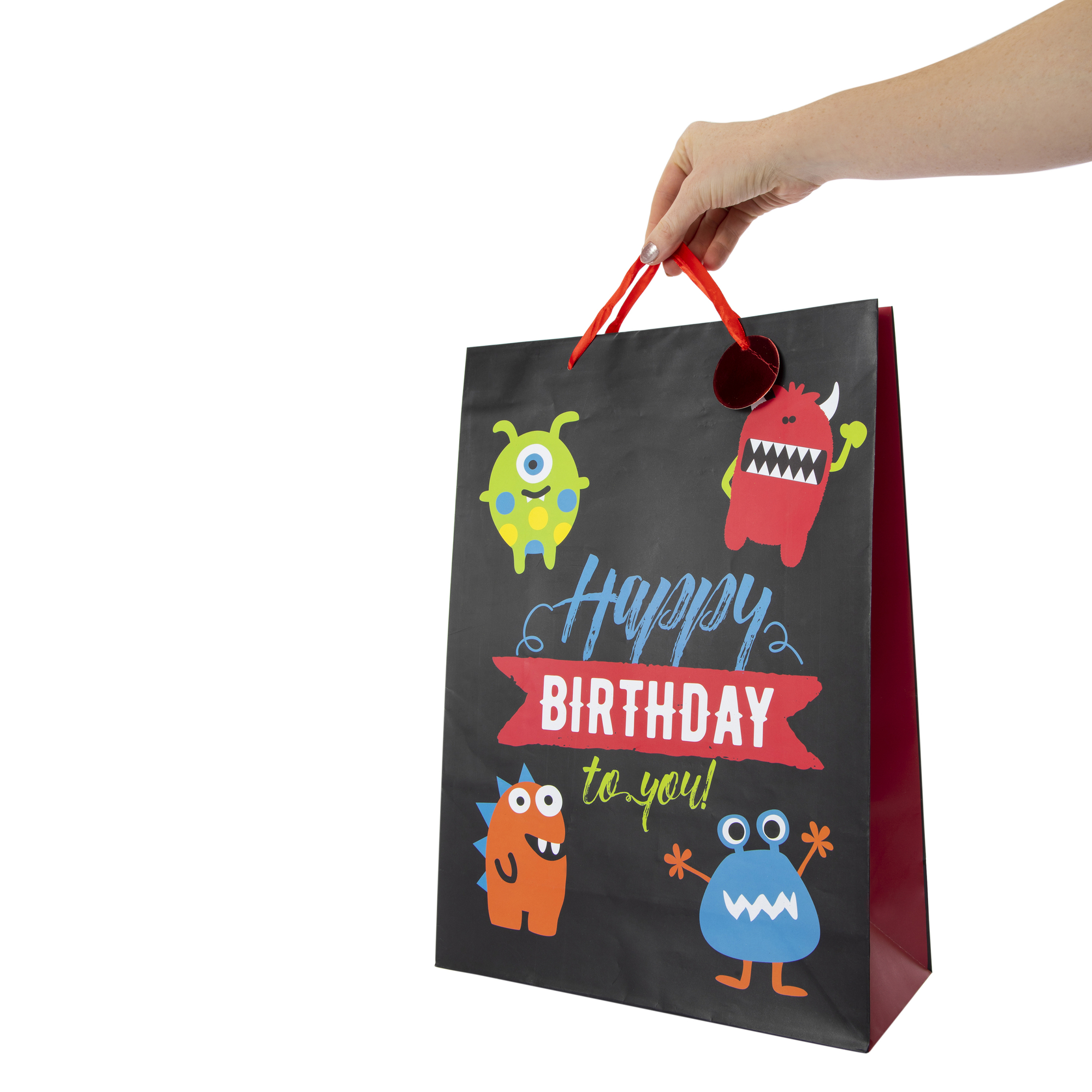 Jumbo Monster Party Gift Bag 17.8in x 12.8in