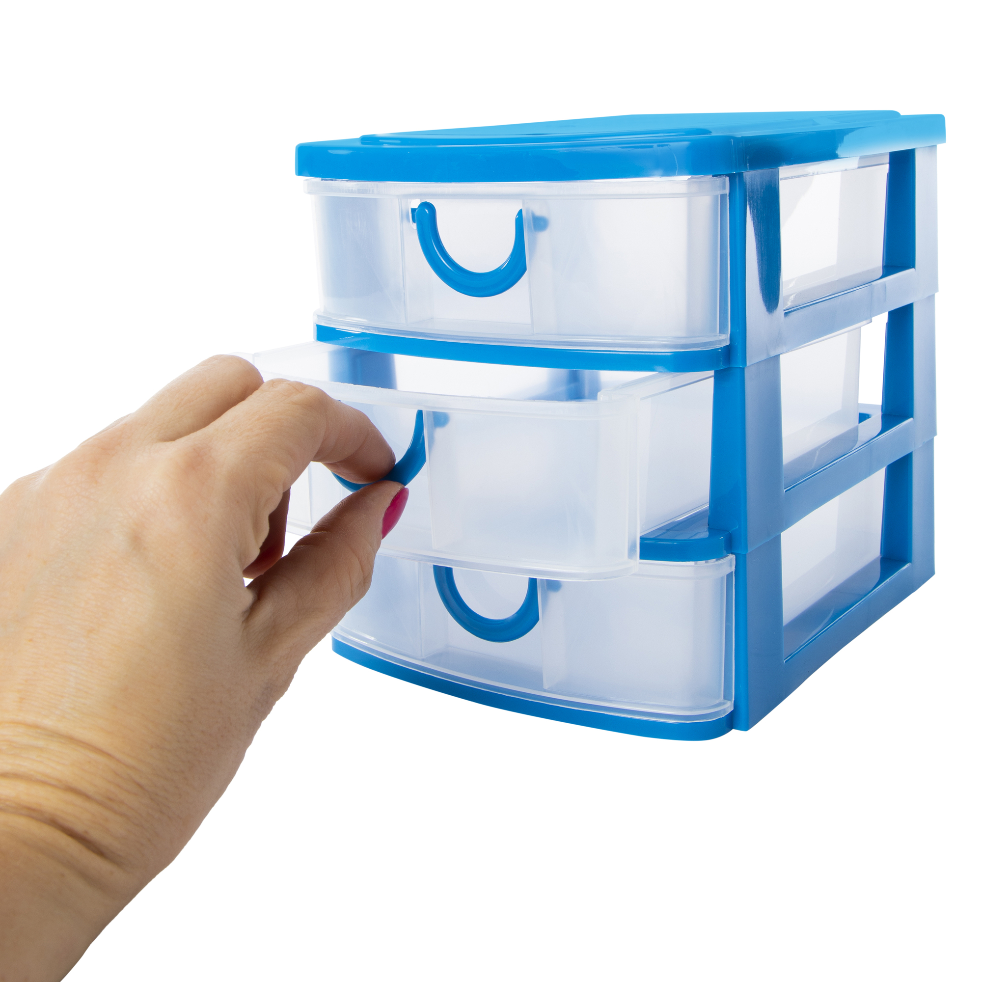 Stackable 3-Drawer Mini Organizer 7.5in