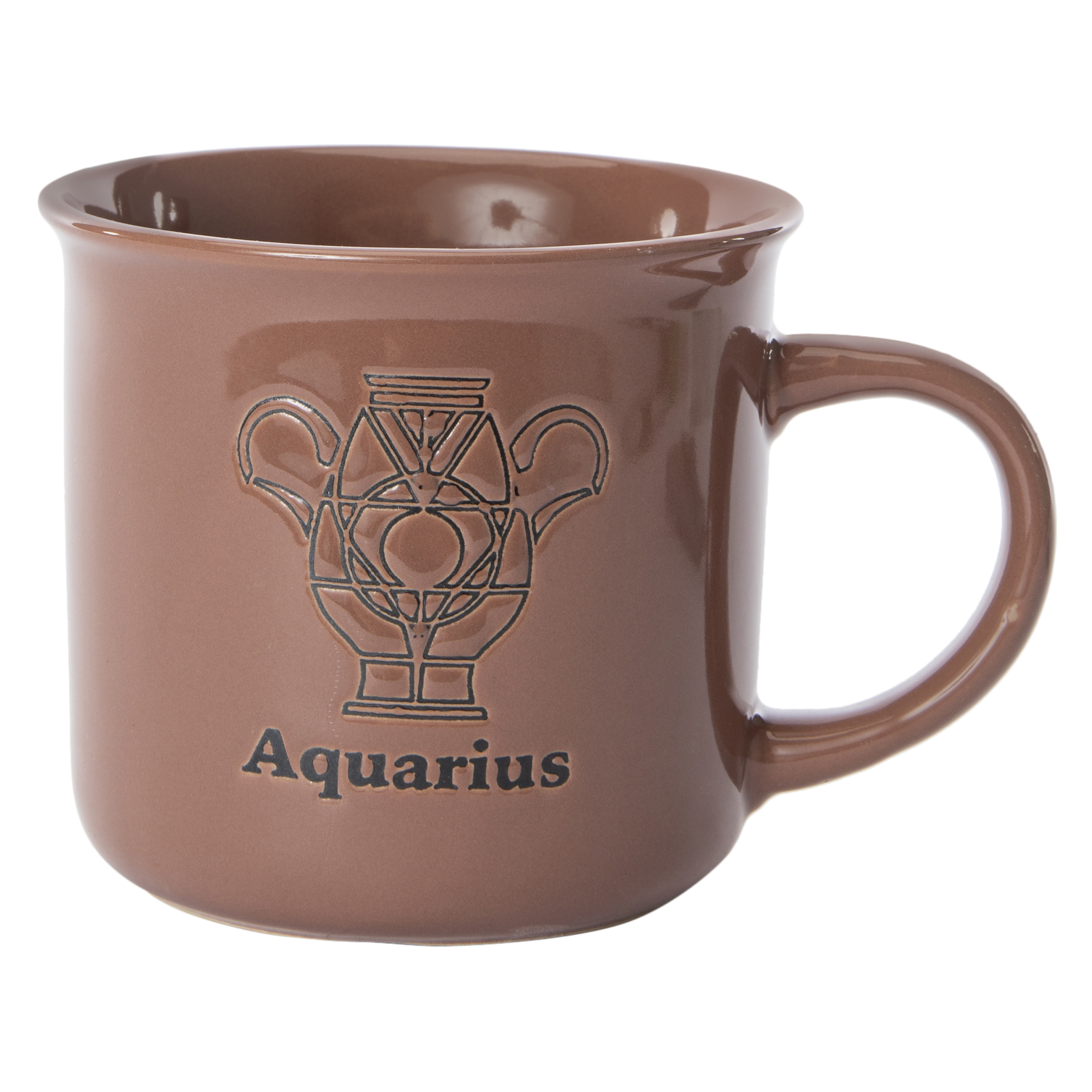 Embossed Ceramic Zodiac Mug