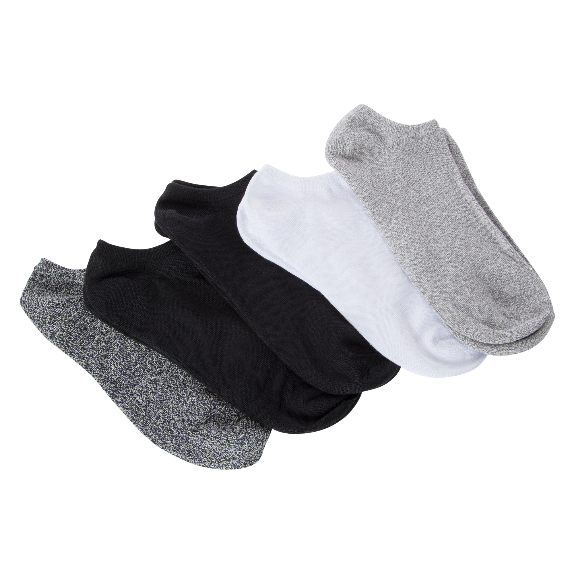 Ladies Marled Soft Ankle Socks 5-Pack