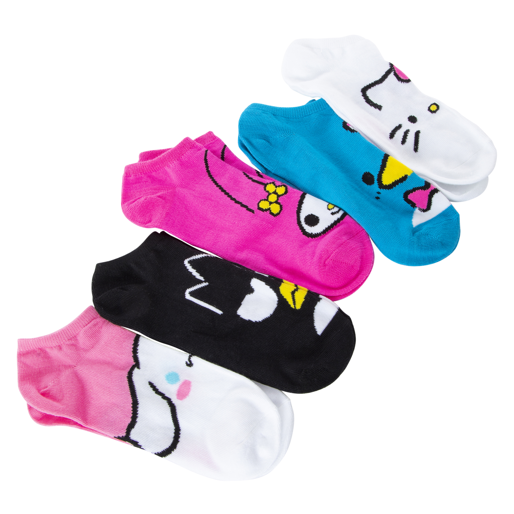 Hello Kitty® Ladies No-Show Socks 5-Pack