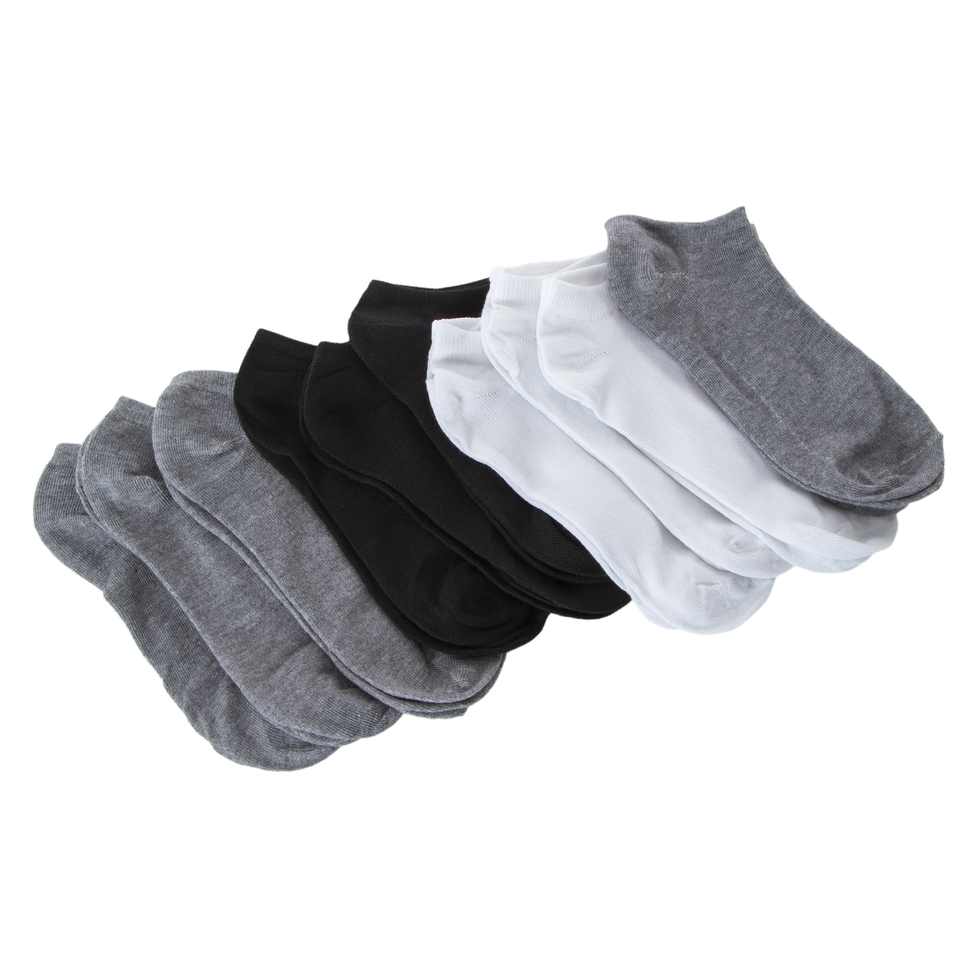 Bright Star Athletics Ladies Low-Cut Socks 10-Pack