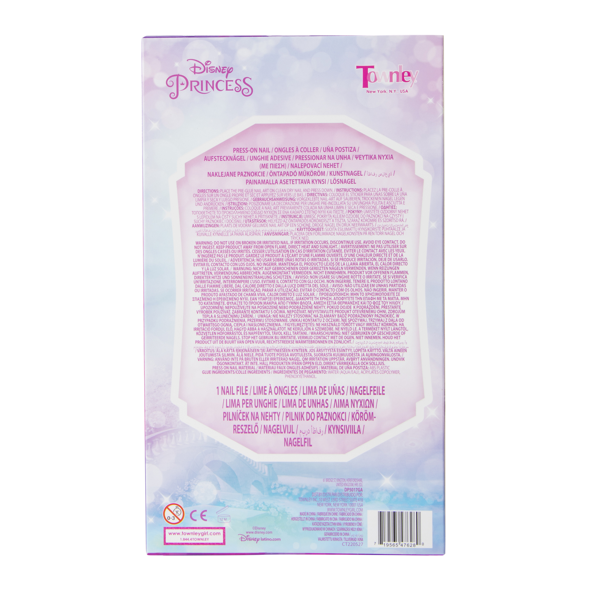 Disney Press-On Nail Set 36-Piece