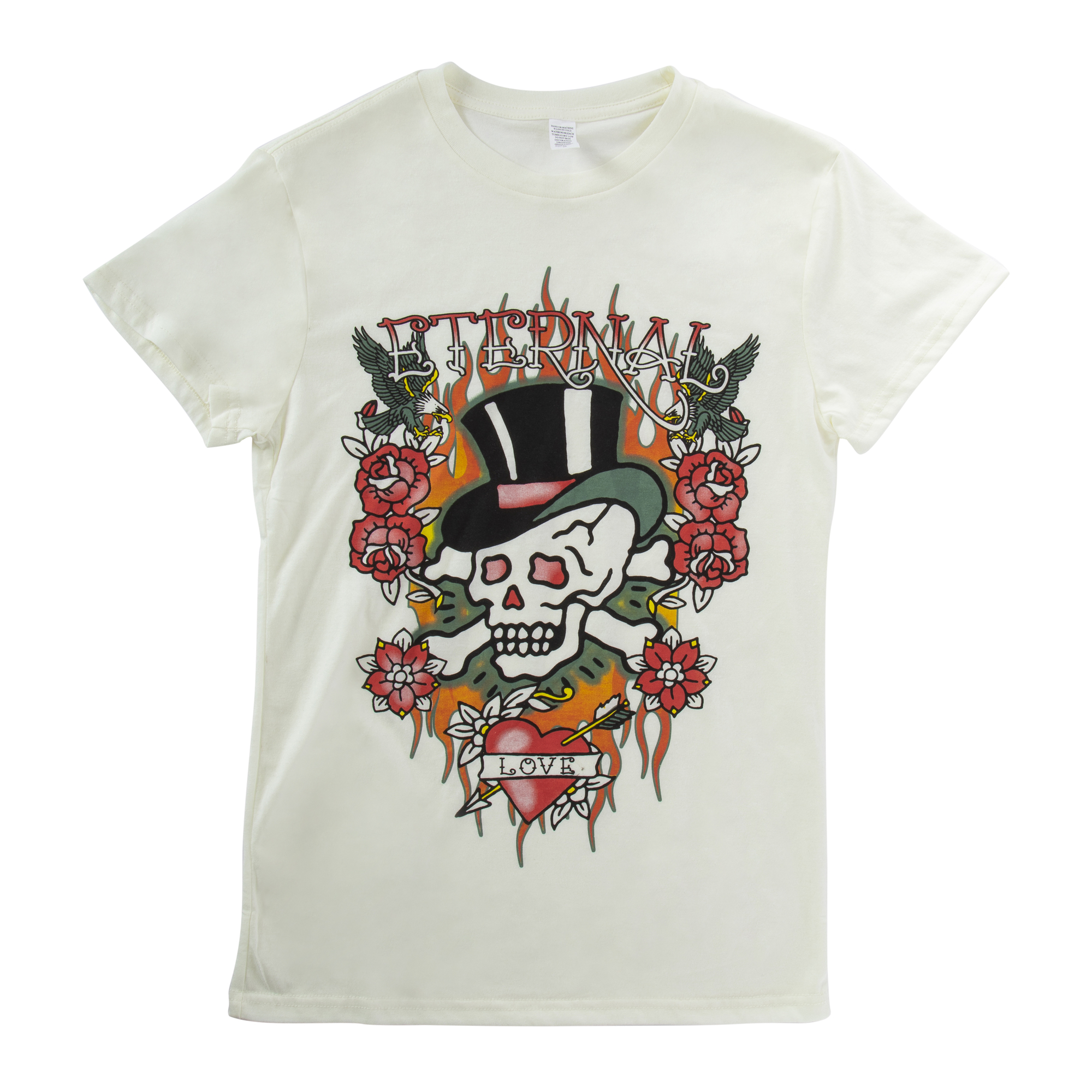 'Eternal Love' Skull Graphic Tee