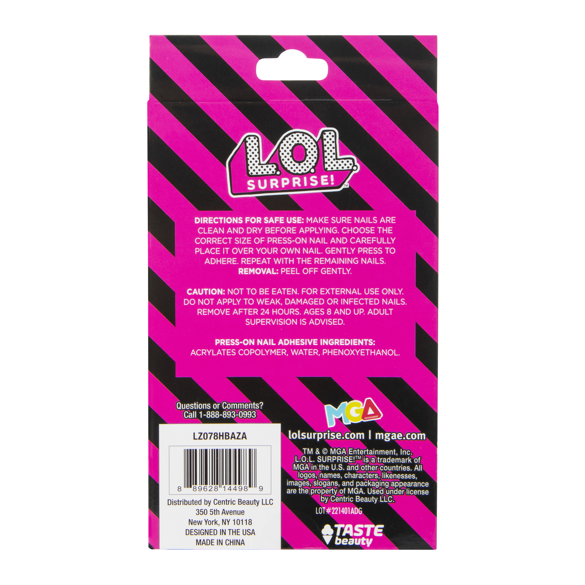 L.O.L. Surprise!™ Press On Nails Set 24-Piece
