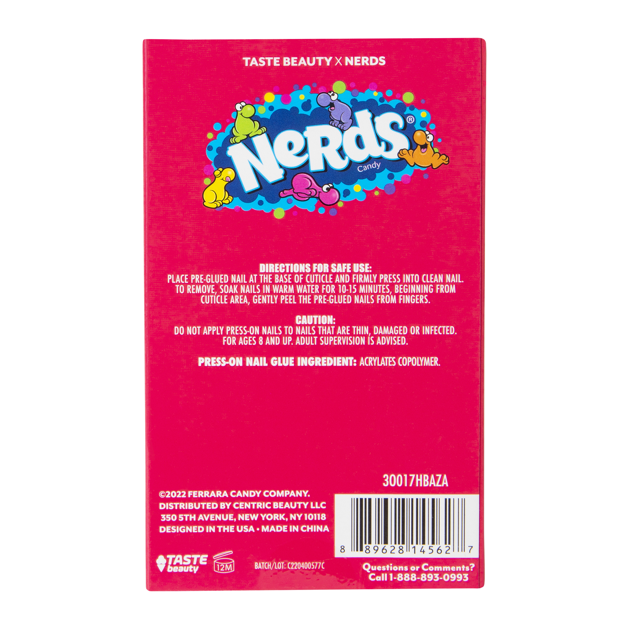 Nerds® Candy Press On Nails 24-Piece Set