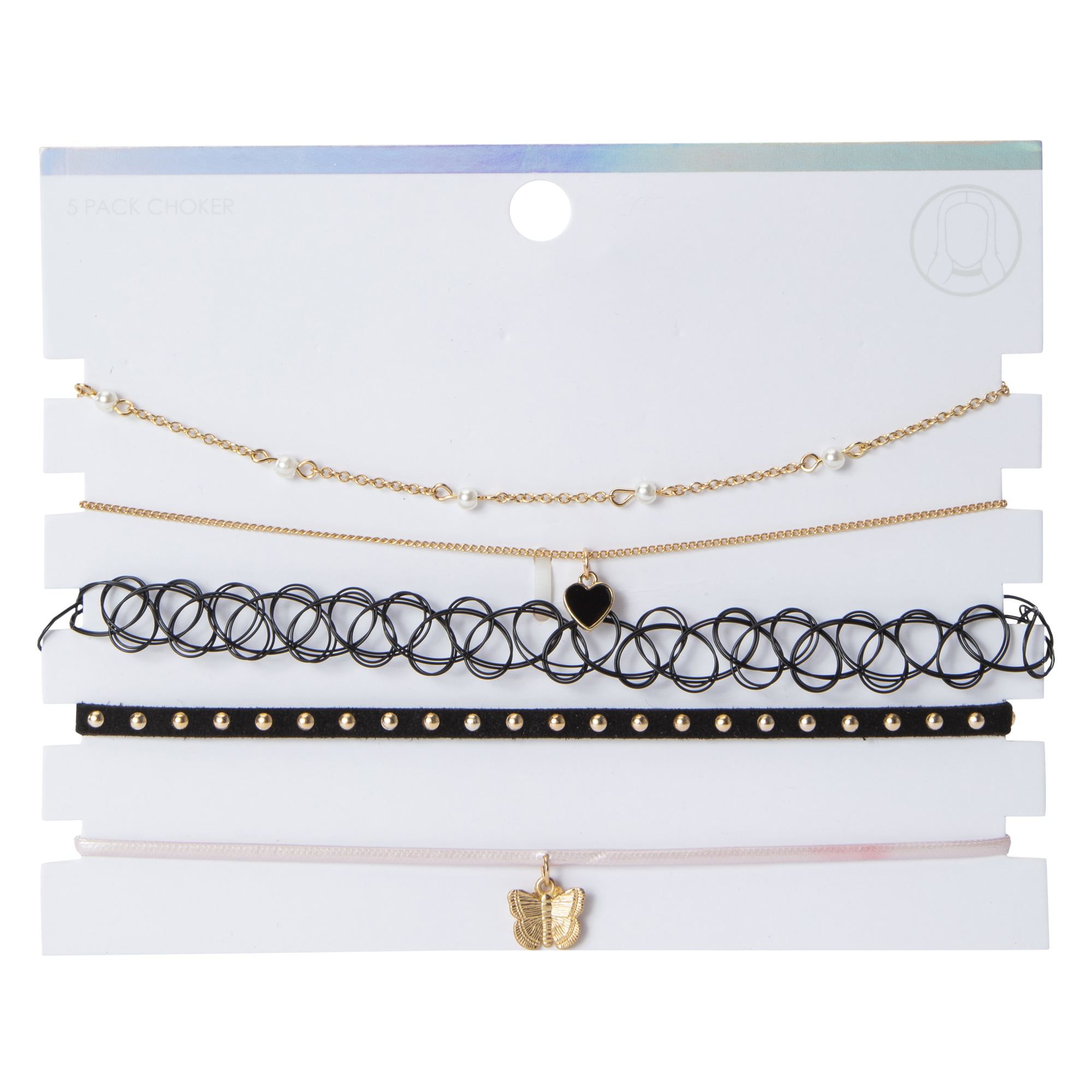 Choker Necklace 5-Pack