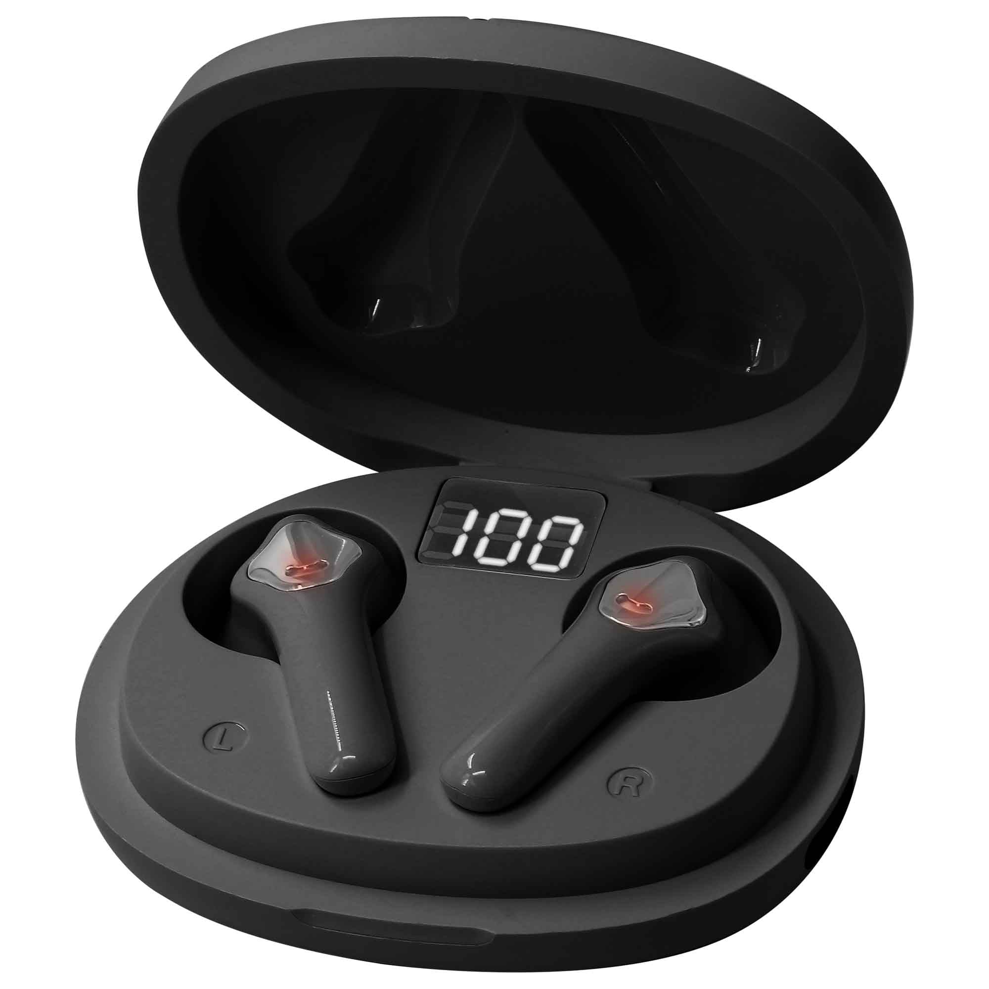 Bluetooth® Fly True Wireless Earbuds With LED Display
