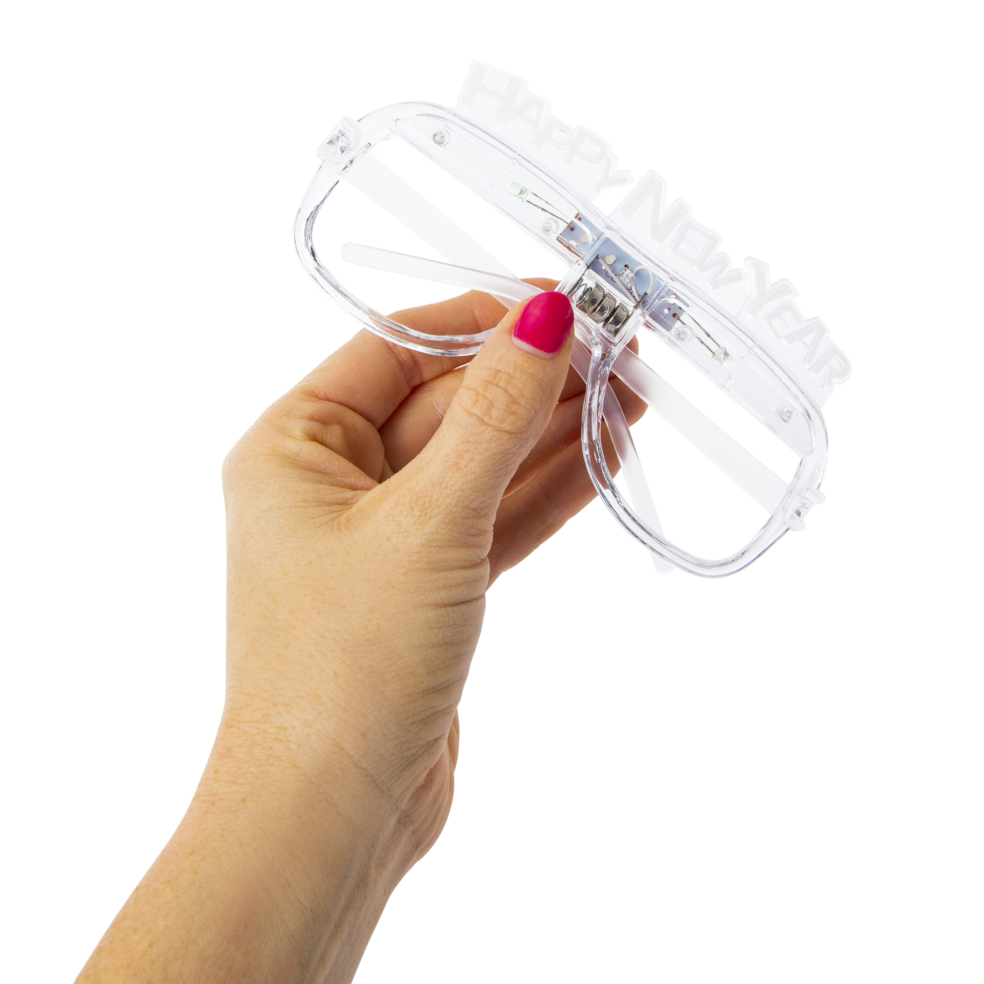 Light-Up Happy New Year Glasses
