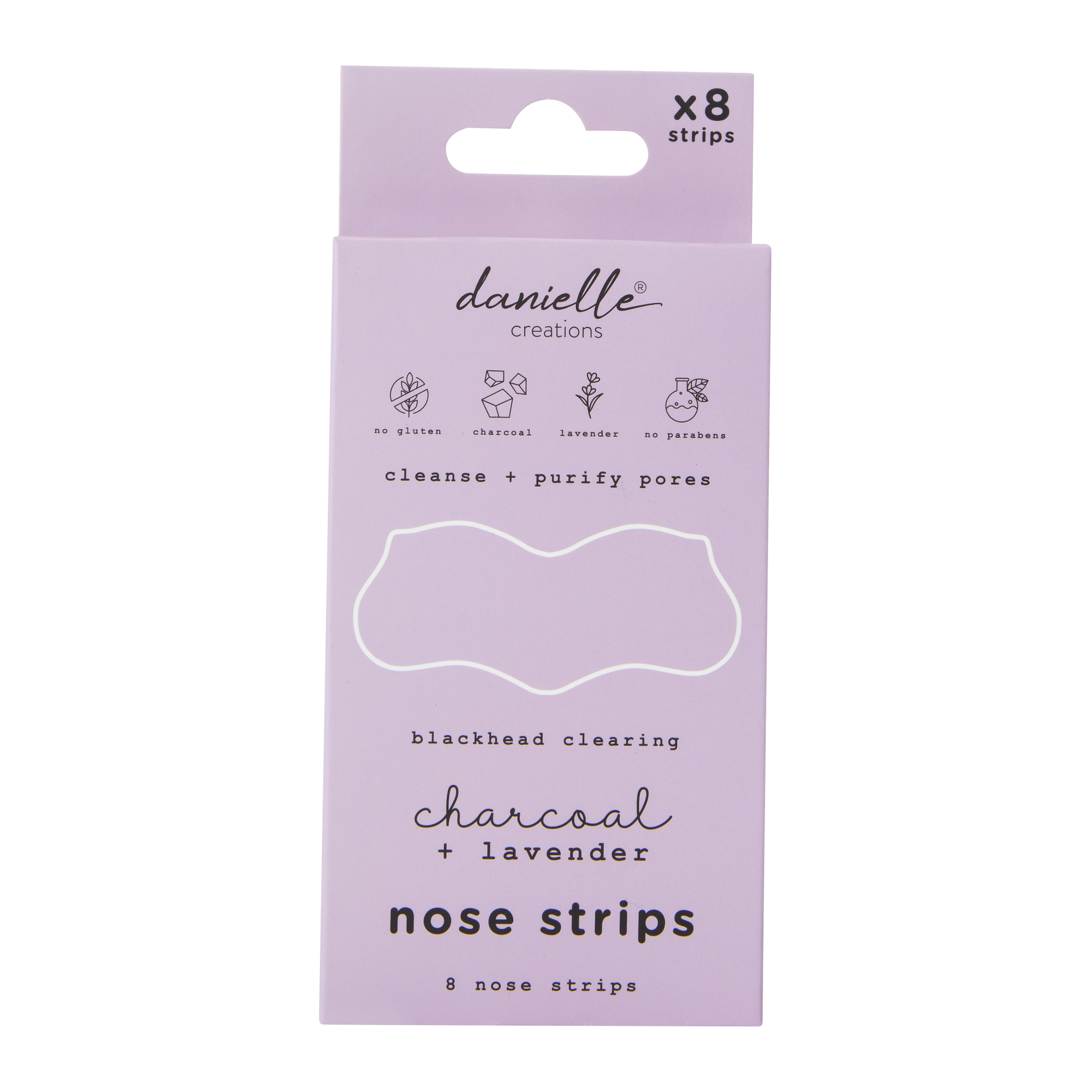 Danielle Creations® Blackhead Clearing Tea Tree & Aloe Vera Nose Stripes 8-Pack