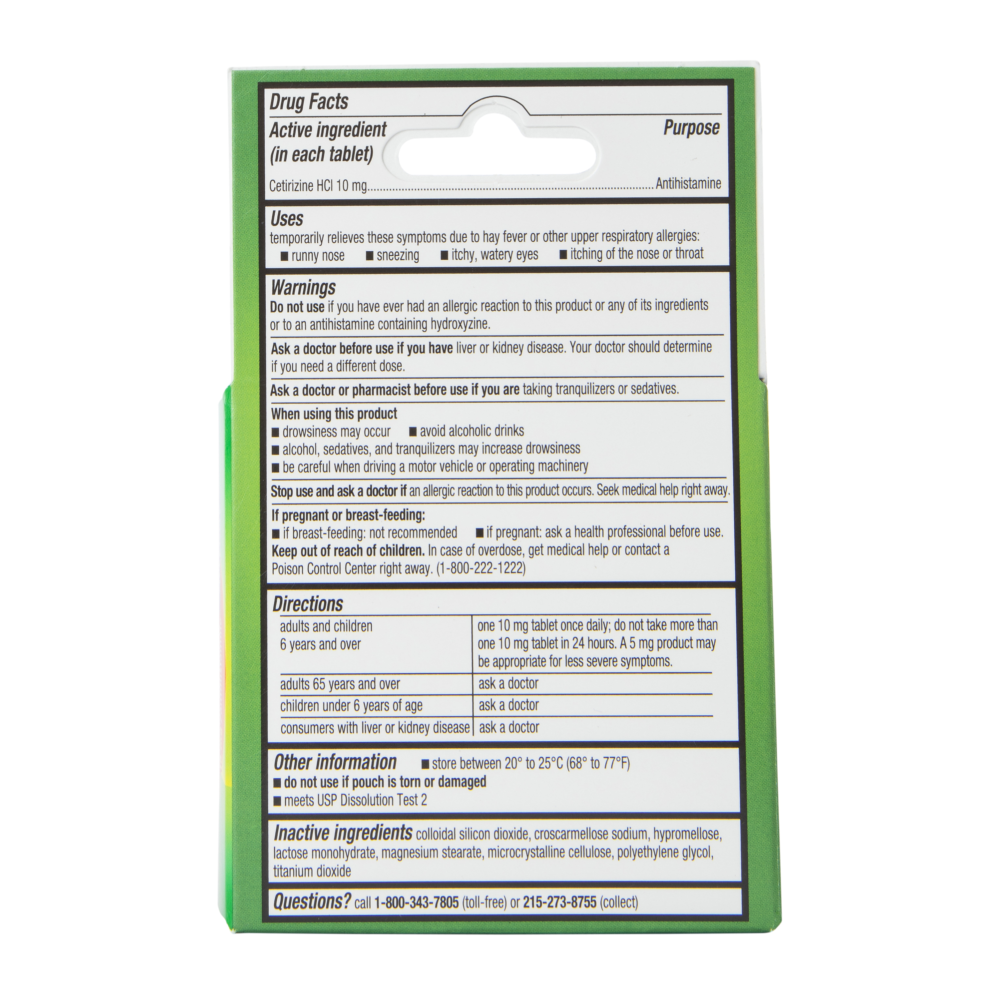 3-Count Zyrtec® Allergy Tablets