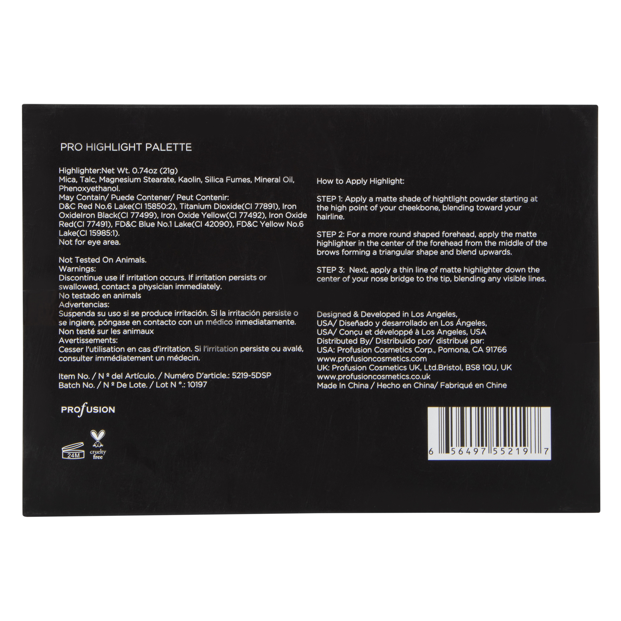 Profusion Highlighter Palette 6-Piece