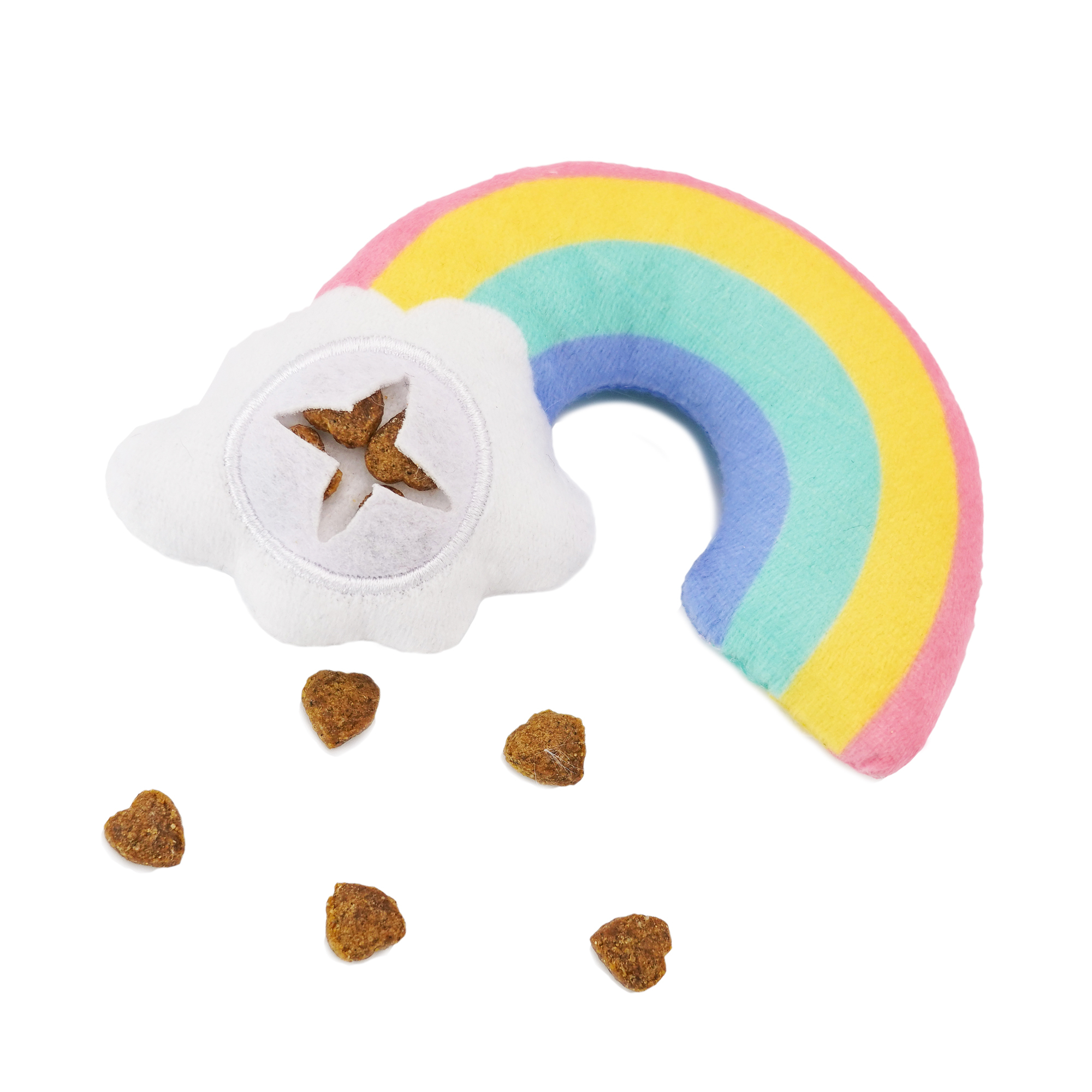 Unicorn & Rainbow Cat Toy 2-Pack