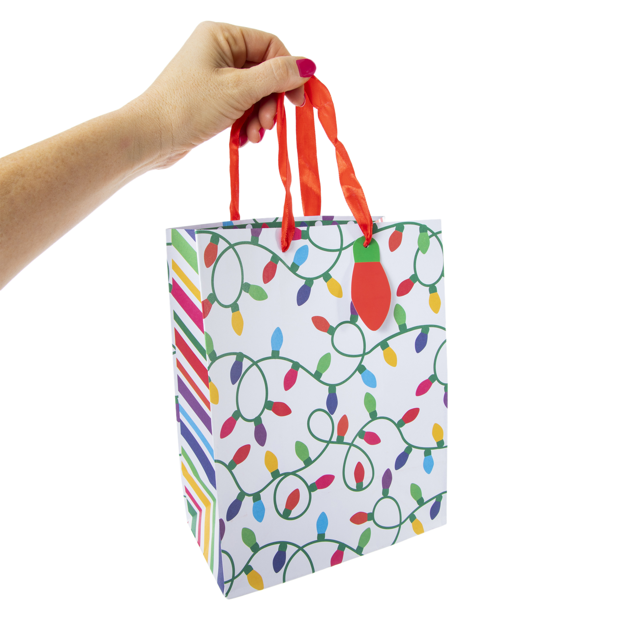 Holiday Medium Gift Bag 6-Pack 7in x 9in