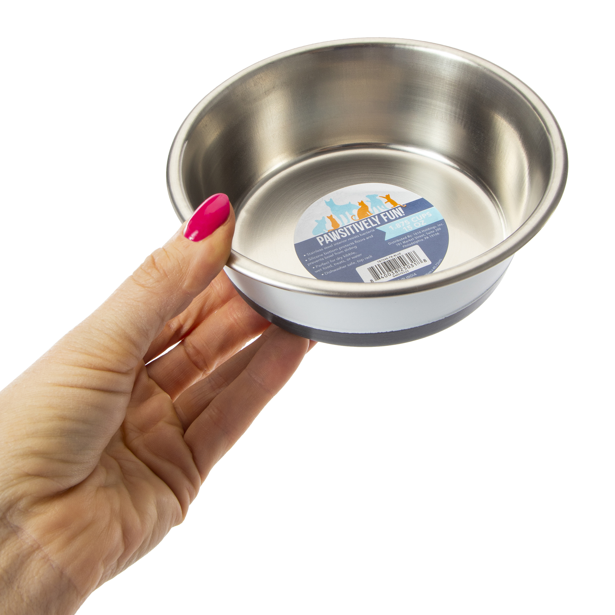 Stainless Steel Pet Bowl 1.9 Cups