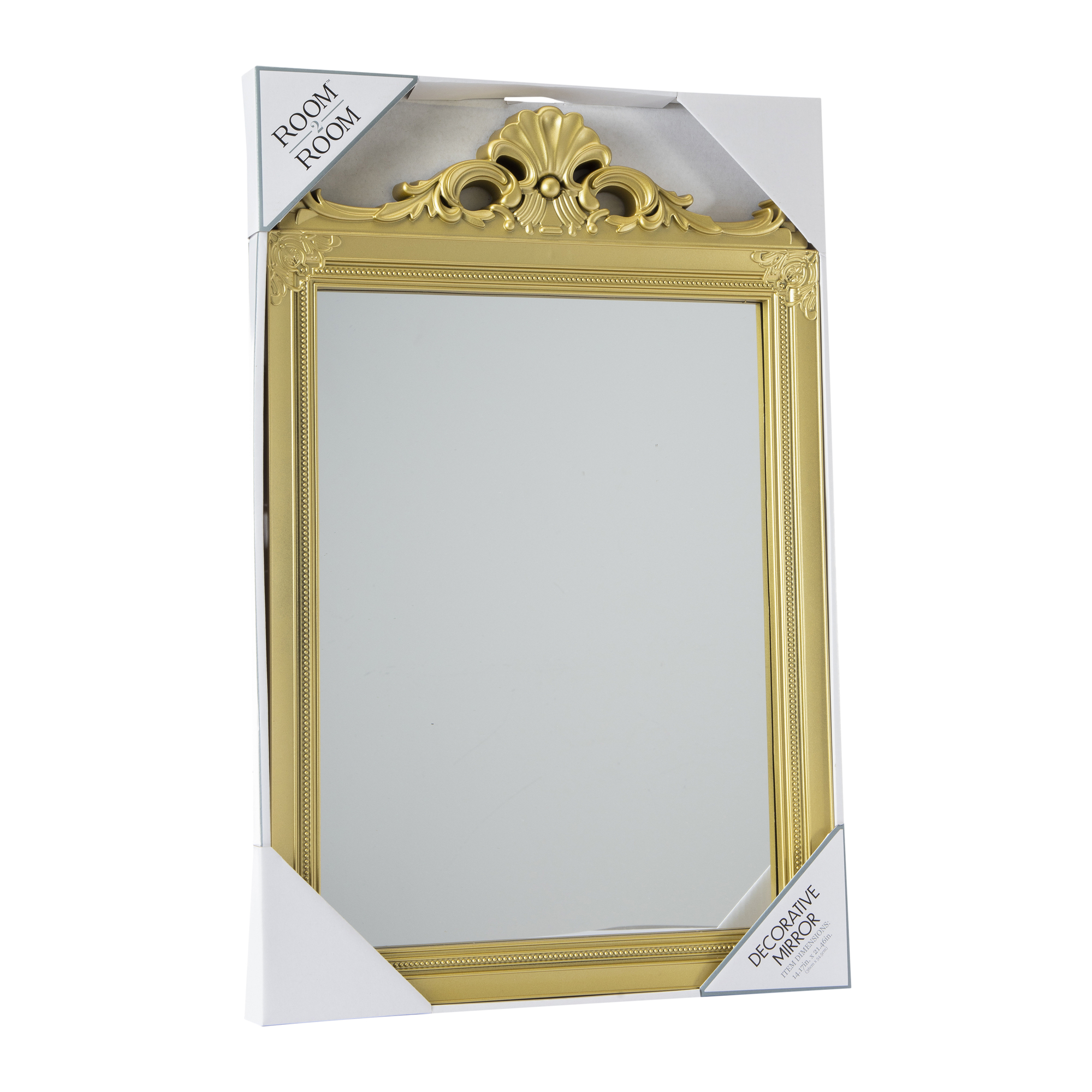 Decorative Gold Mirror 21.5in