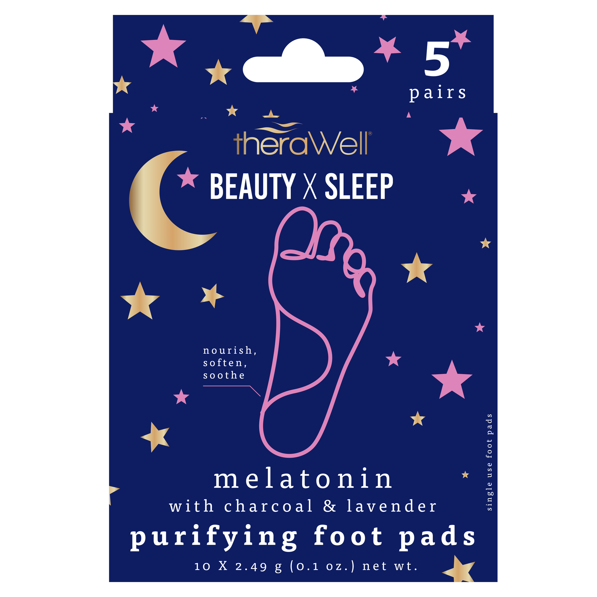 Therawell® Beauty x Sleep Melatonin Purifying Foot Pads 5-Piece