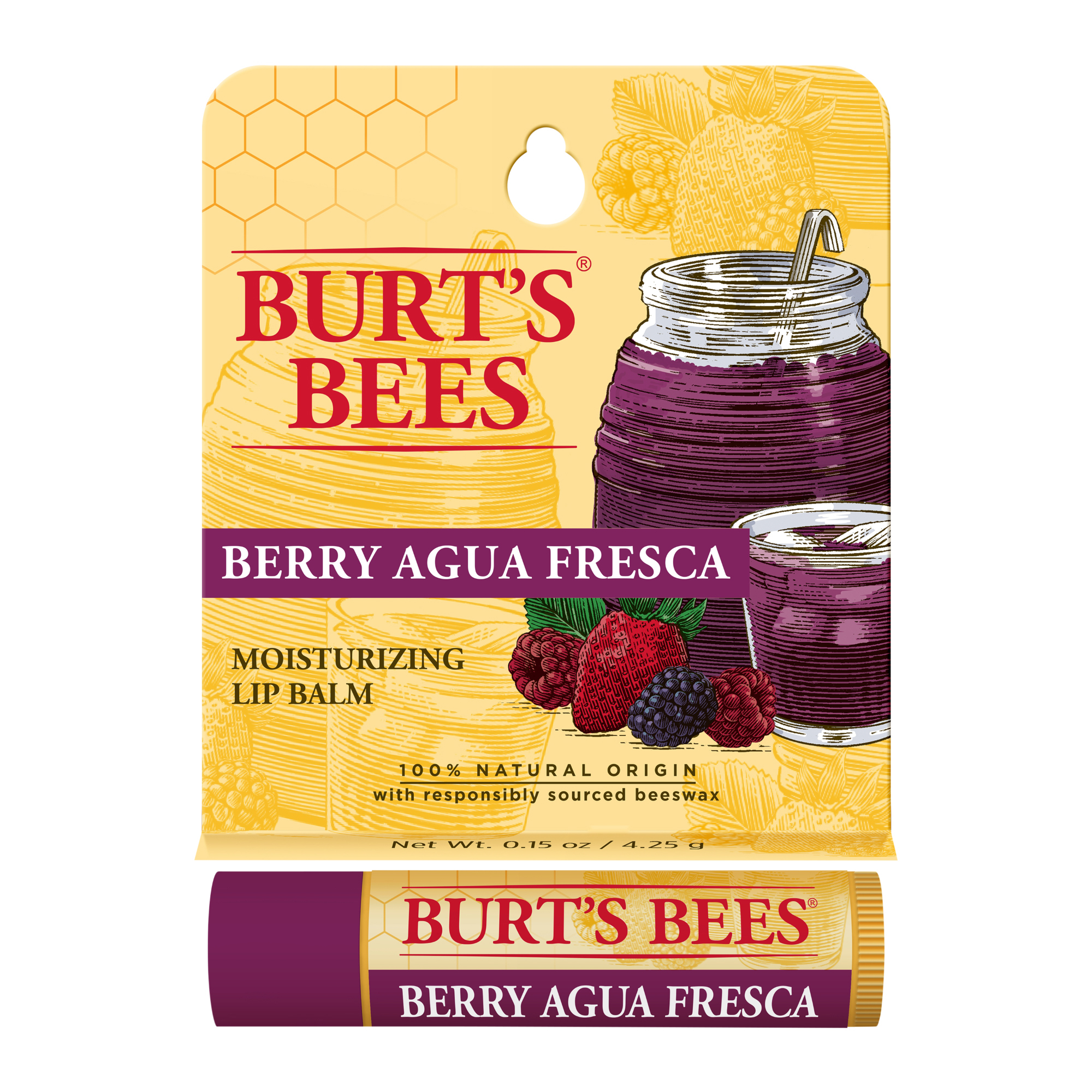 Burt’S Bees® Berry Agua Fresca Moisturizing Lip Balm 0.15oz