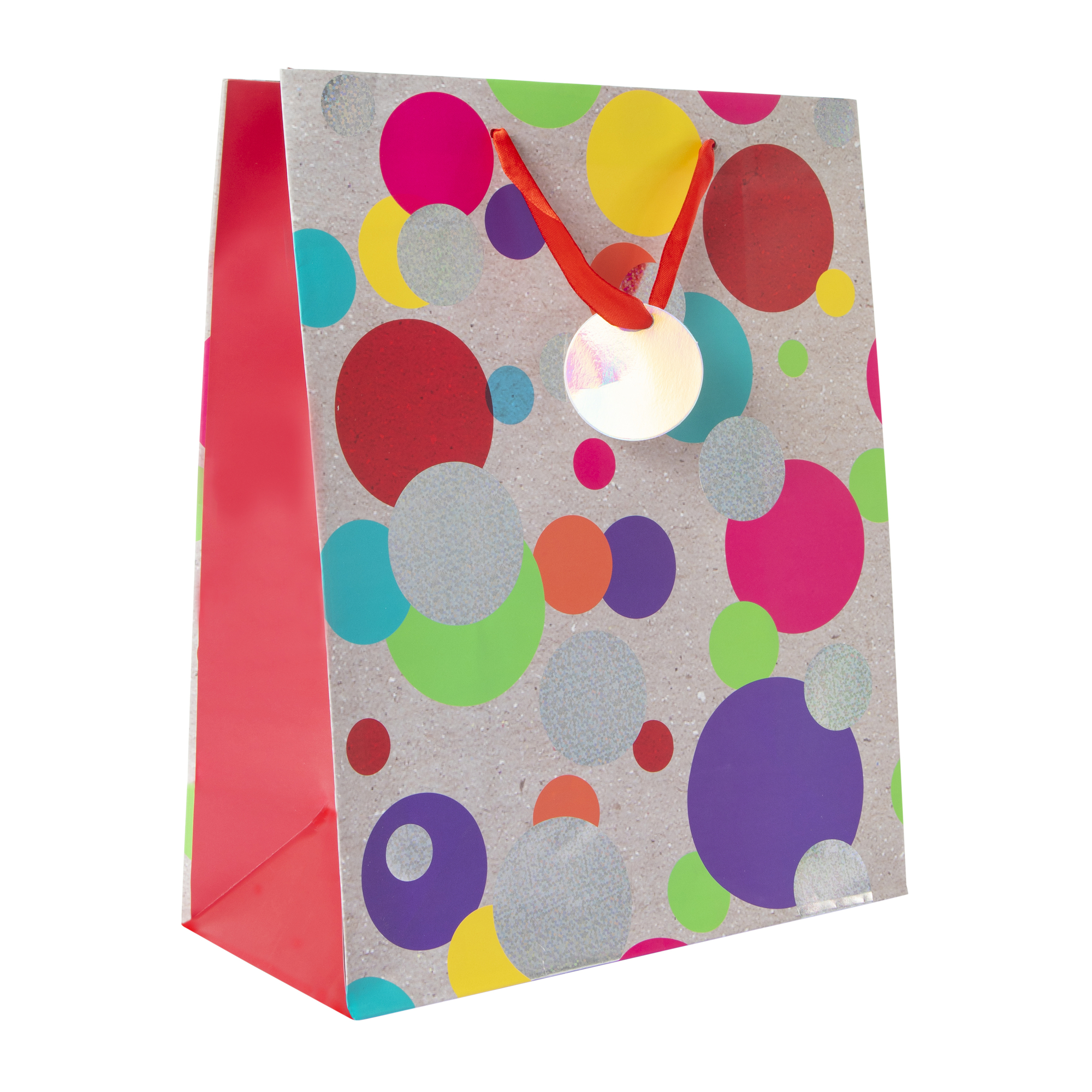 Large Holographic Gift Bag 12.75in x 10.37in