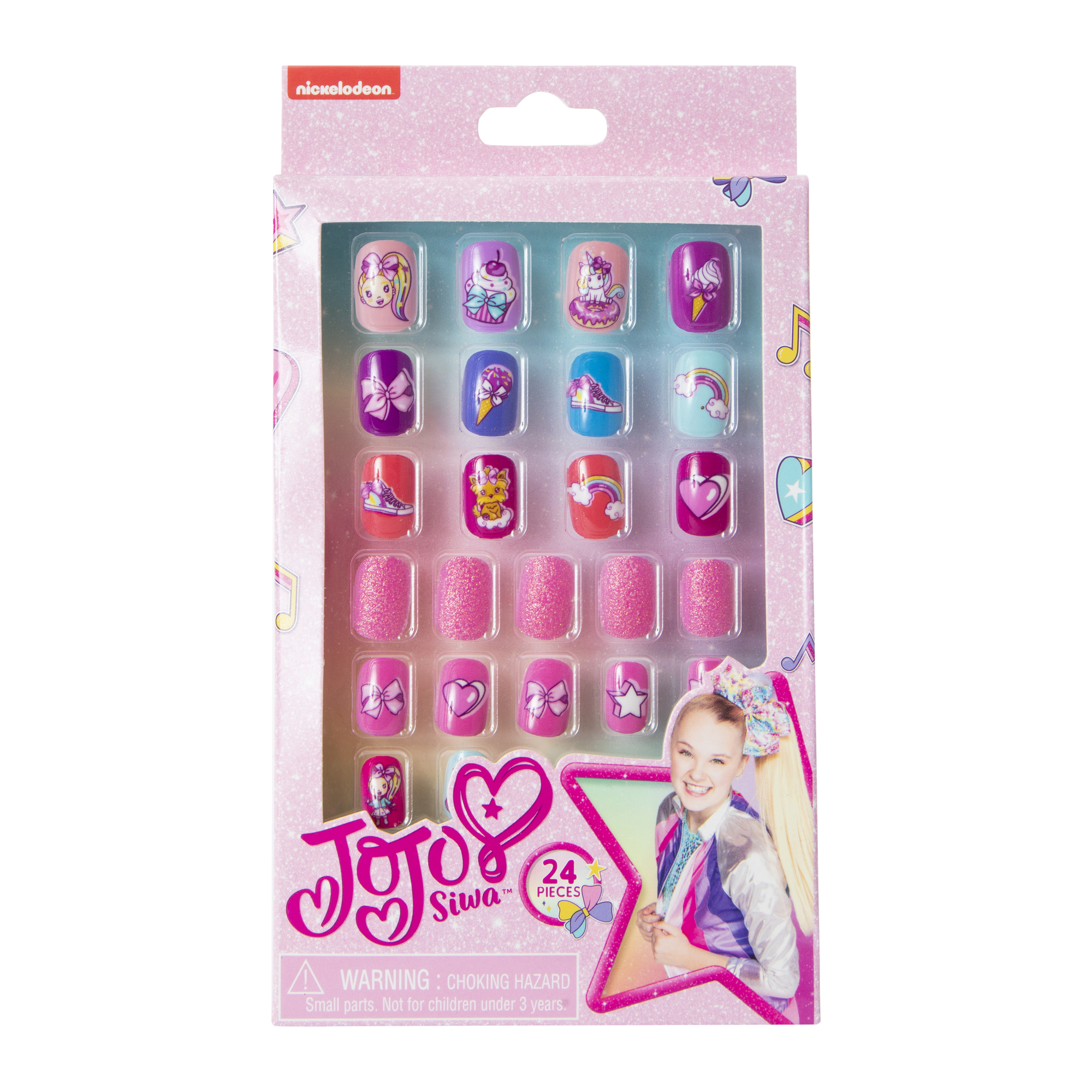 Jojo Siwa™ Press-On Nails Set 24-Piece