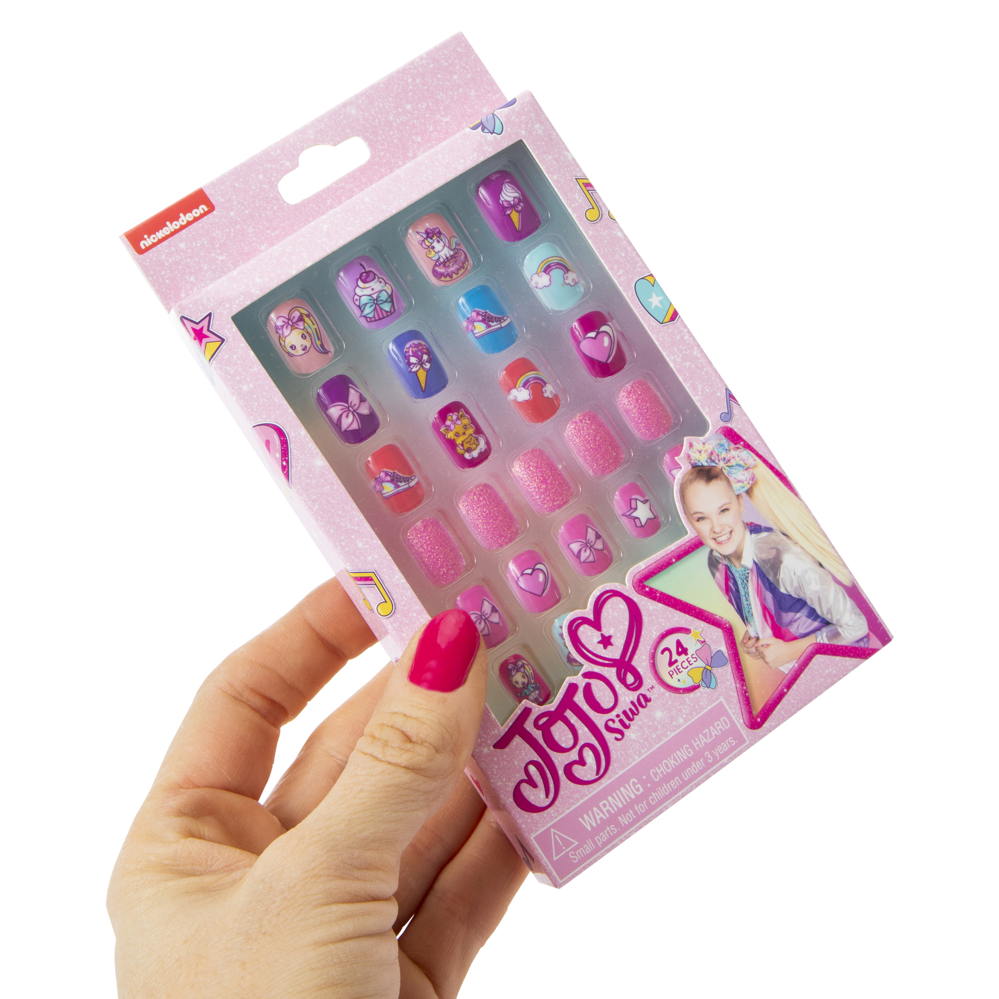 Jojo Siwa™ Press-On Nails Set 24-Piece