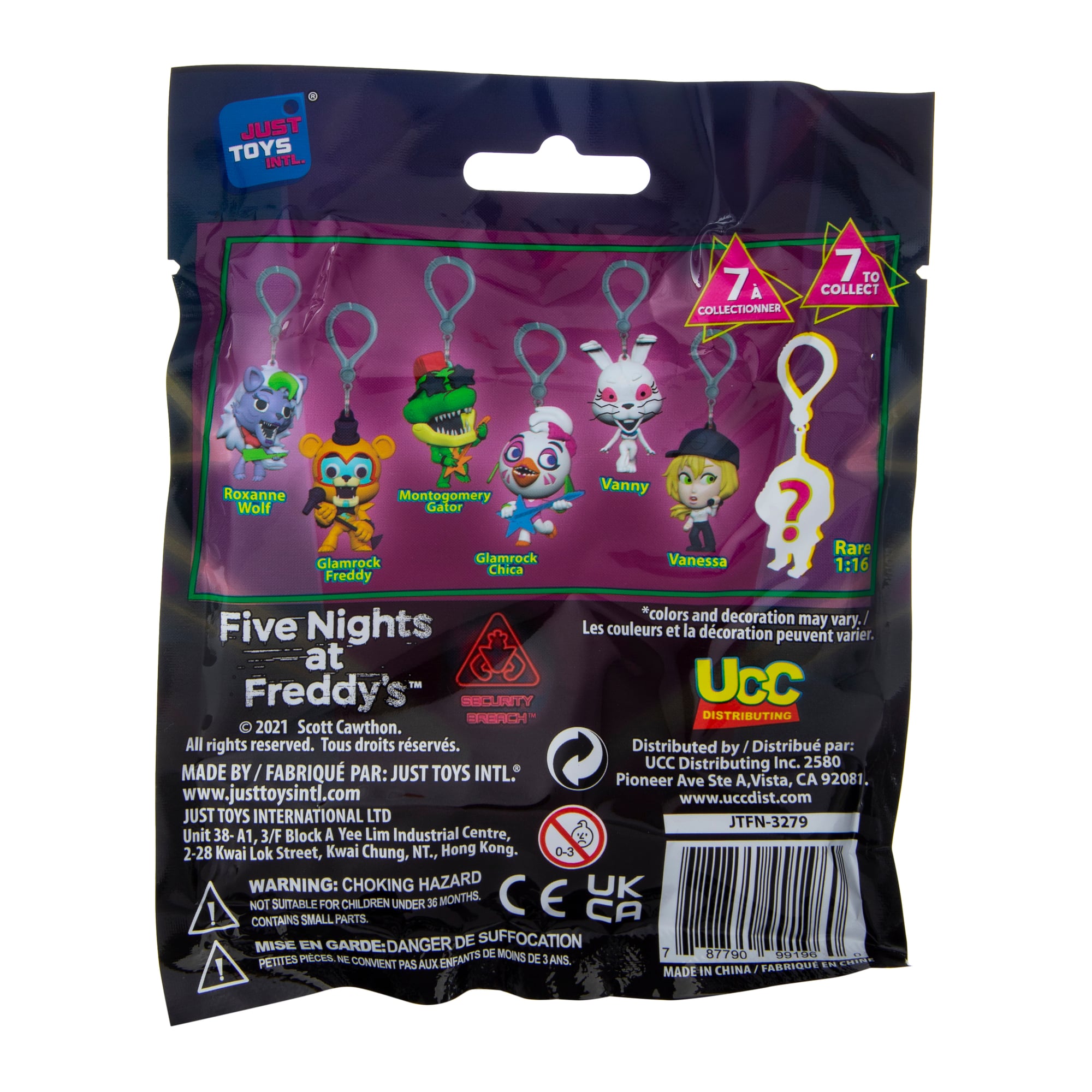 Five Nights At Freddy's™ Security Breach™ Backpack Hangers Blind Bag