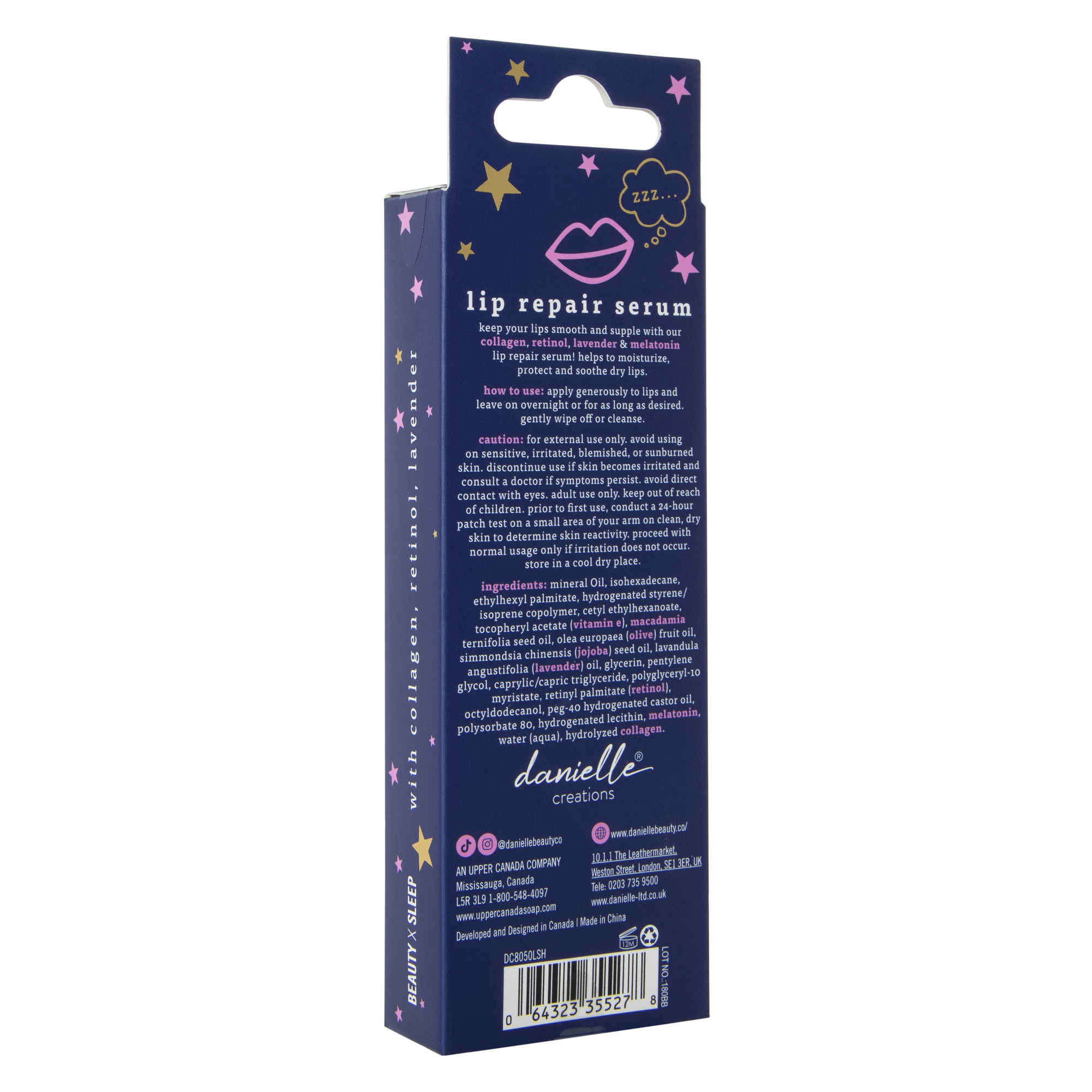 Danielle Creations® Beauty x Sleep Melatonin Lip Repair Serum 0.5 Fl.oz