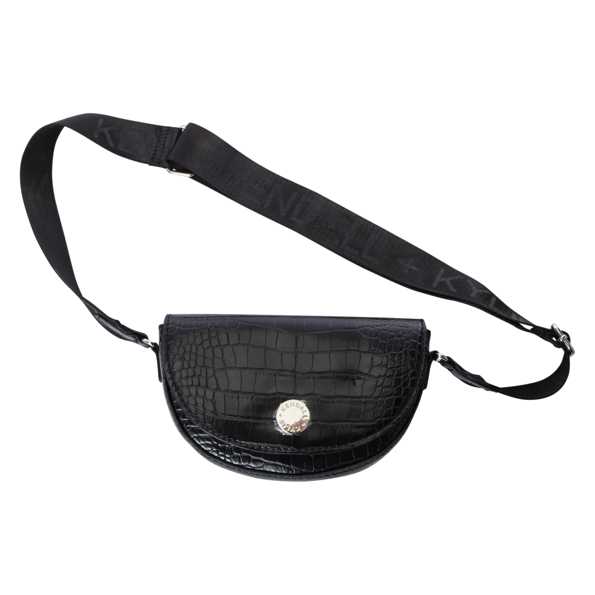 Kendall + Kylie Half Moon Crossbody Bag