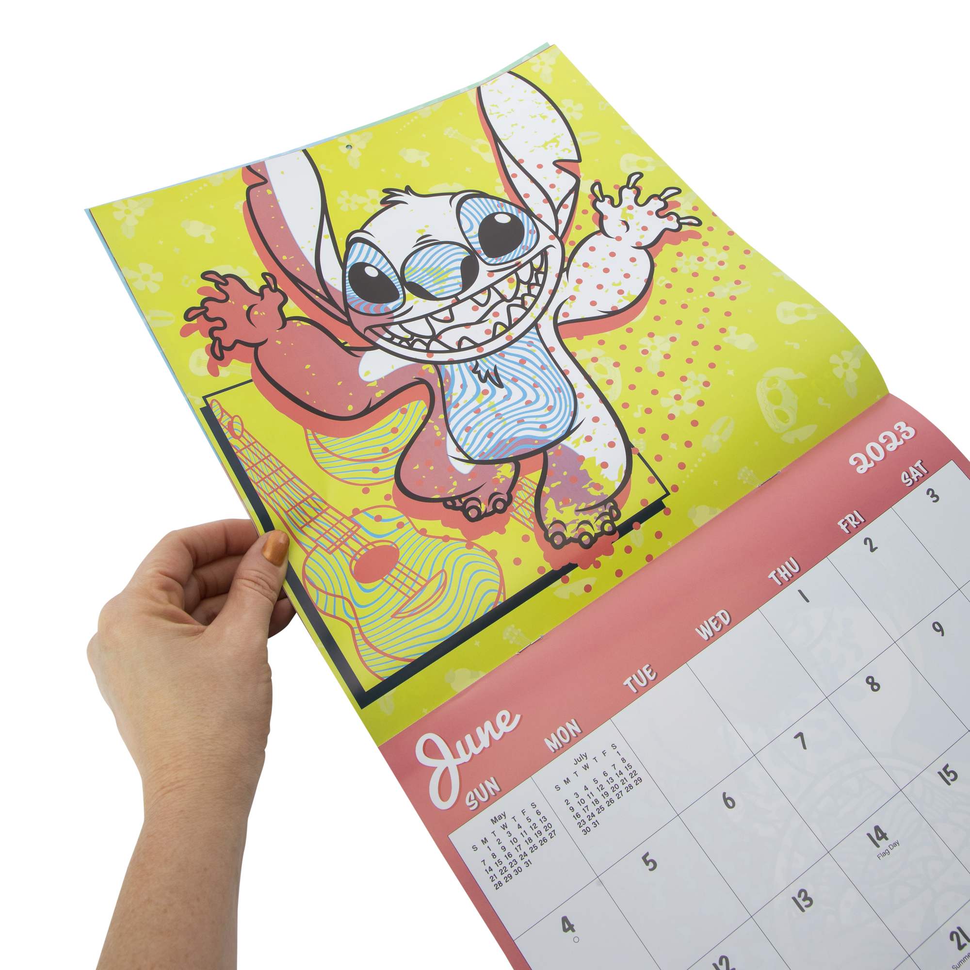 Disney Stitch 16-Month 2023 Wall Calendar