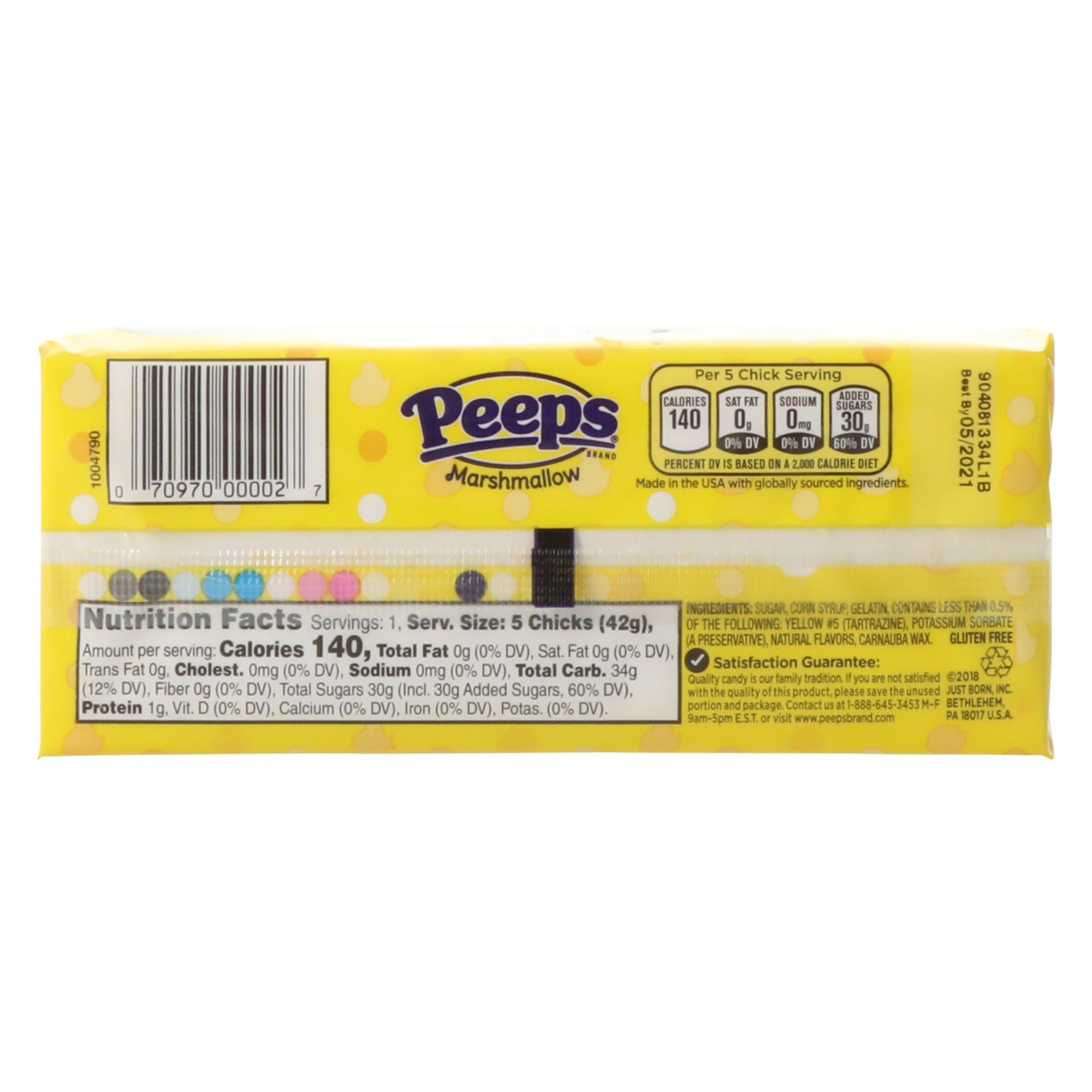 Yellow Peeps® Marshmallow Chicks 5-Count