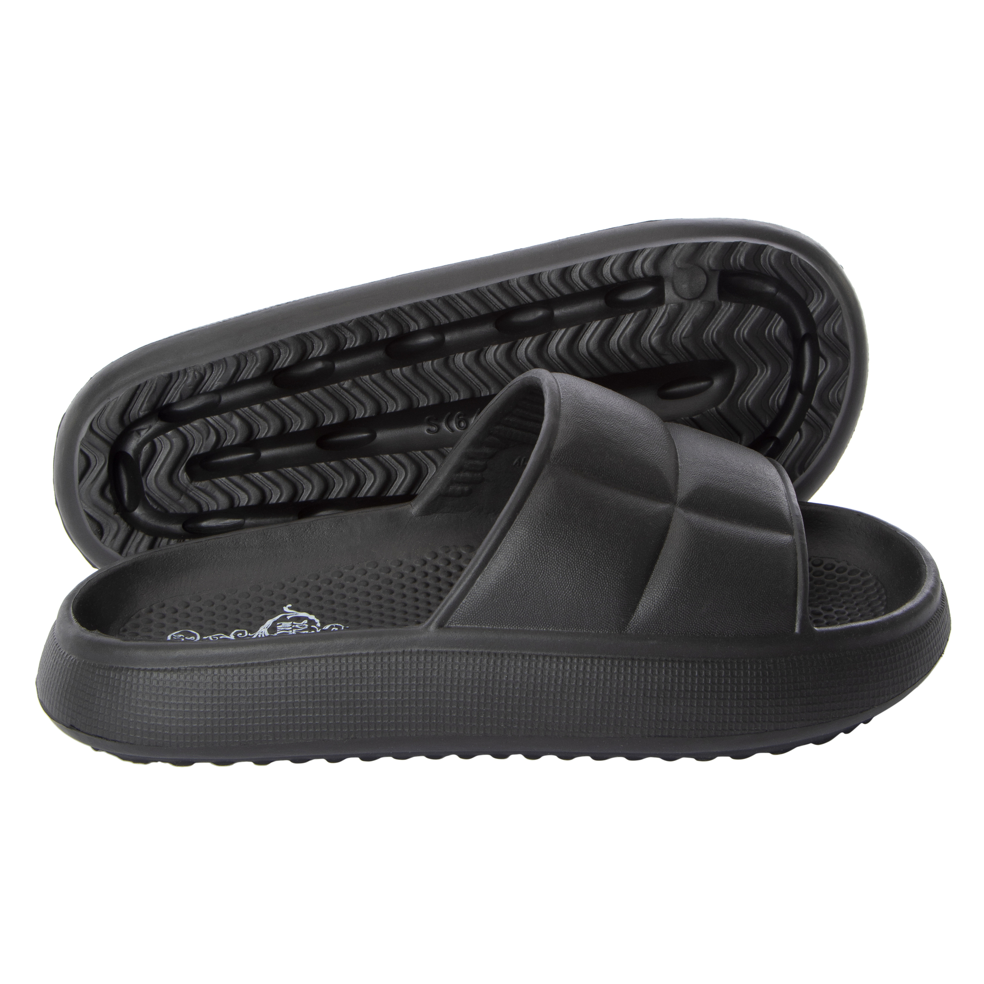 Ladies Quilted Puff Slide Sandals