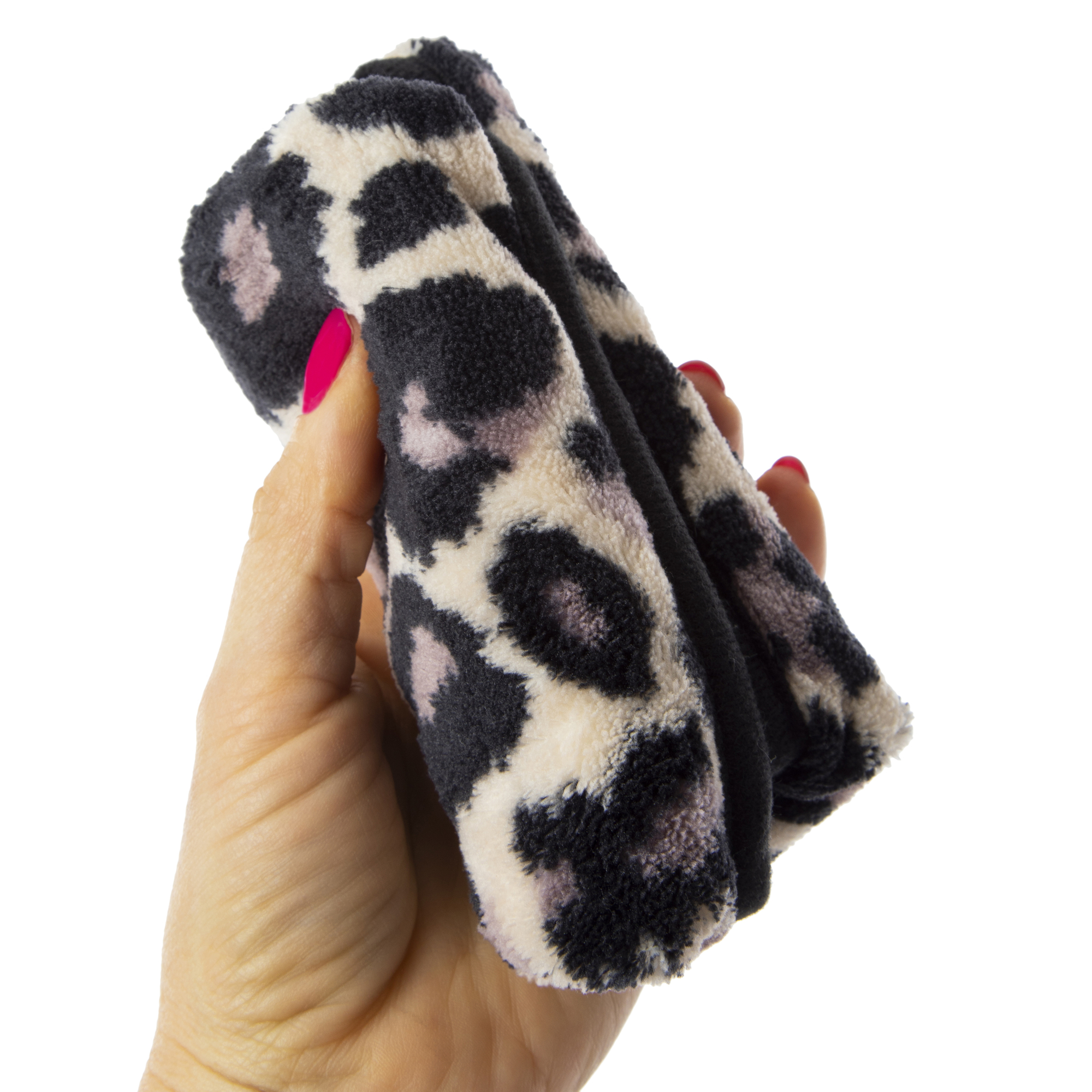 Erase Your Face® Reusable Makeup Removing Cloths 2-Pack - Leopard & Black