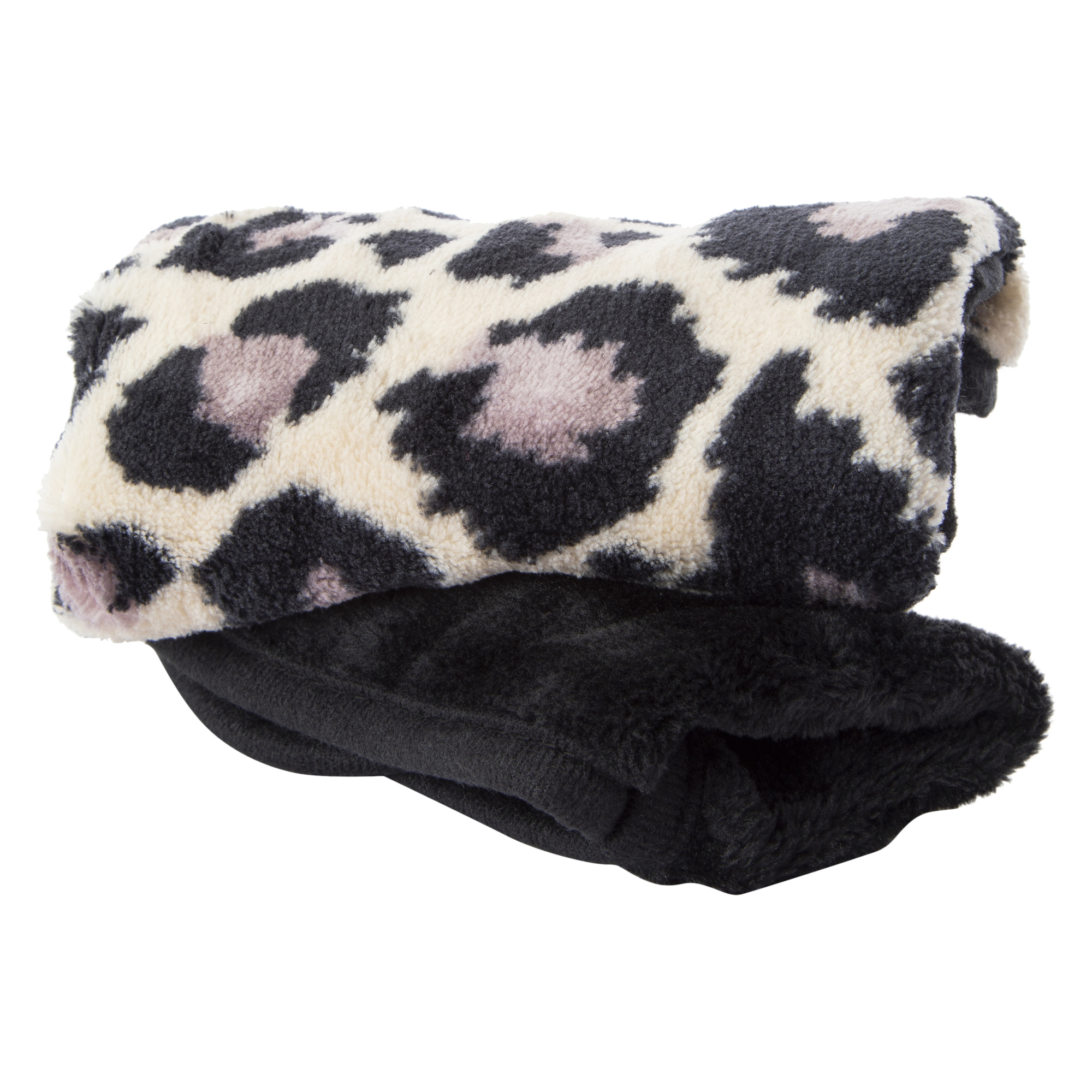 Erase Your Face® Reusable Makeup Removing Cloths 2-Pack - Leopard & Black